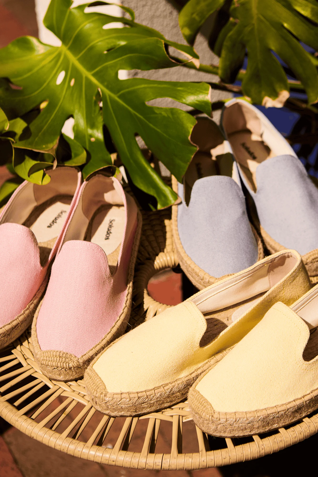 Womens | Platform Smoking Espadrille | Woven Color | Dusty Rose Pink - Image 5