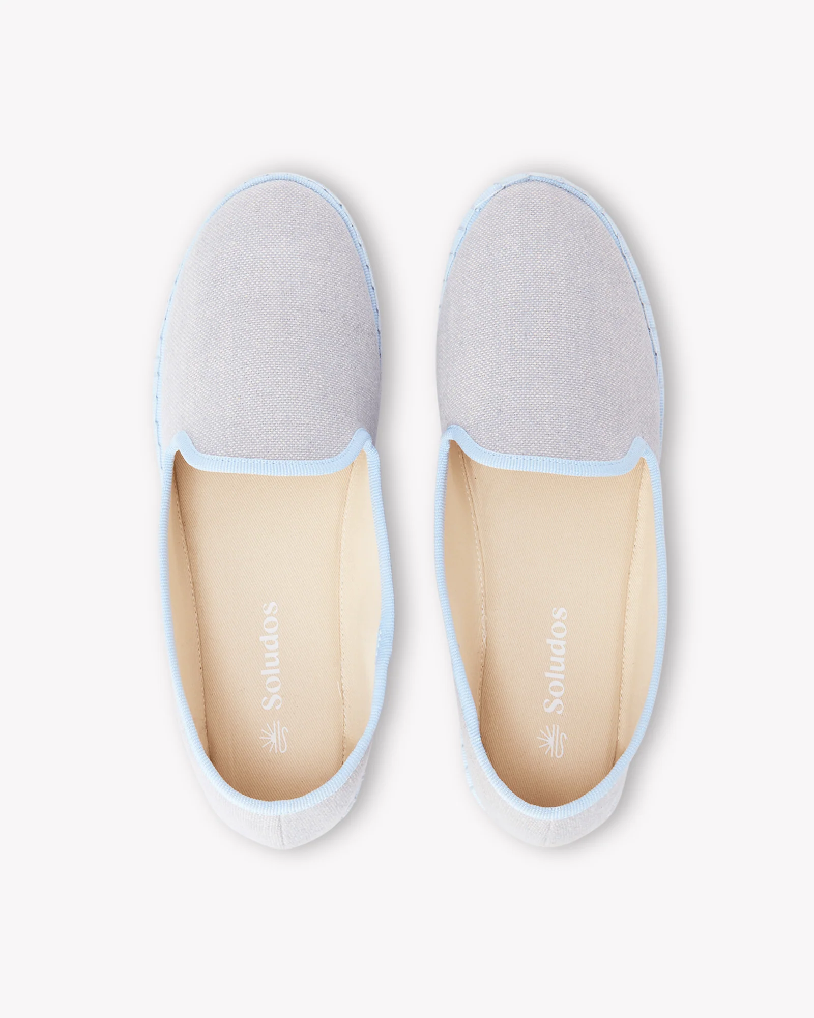 Womens | Venetian Flat | Woven Color | Powdered Blue - Image 10
