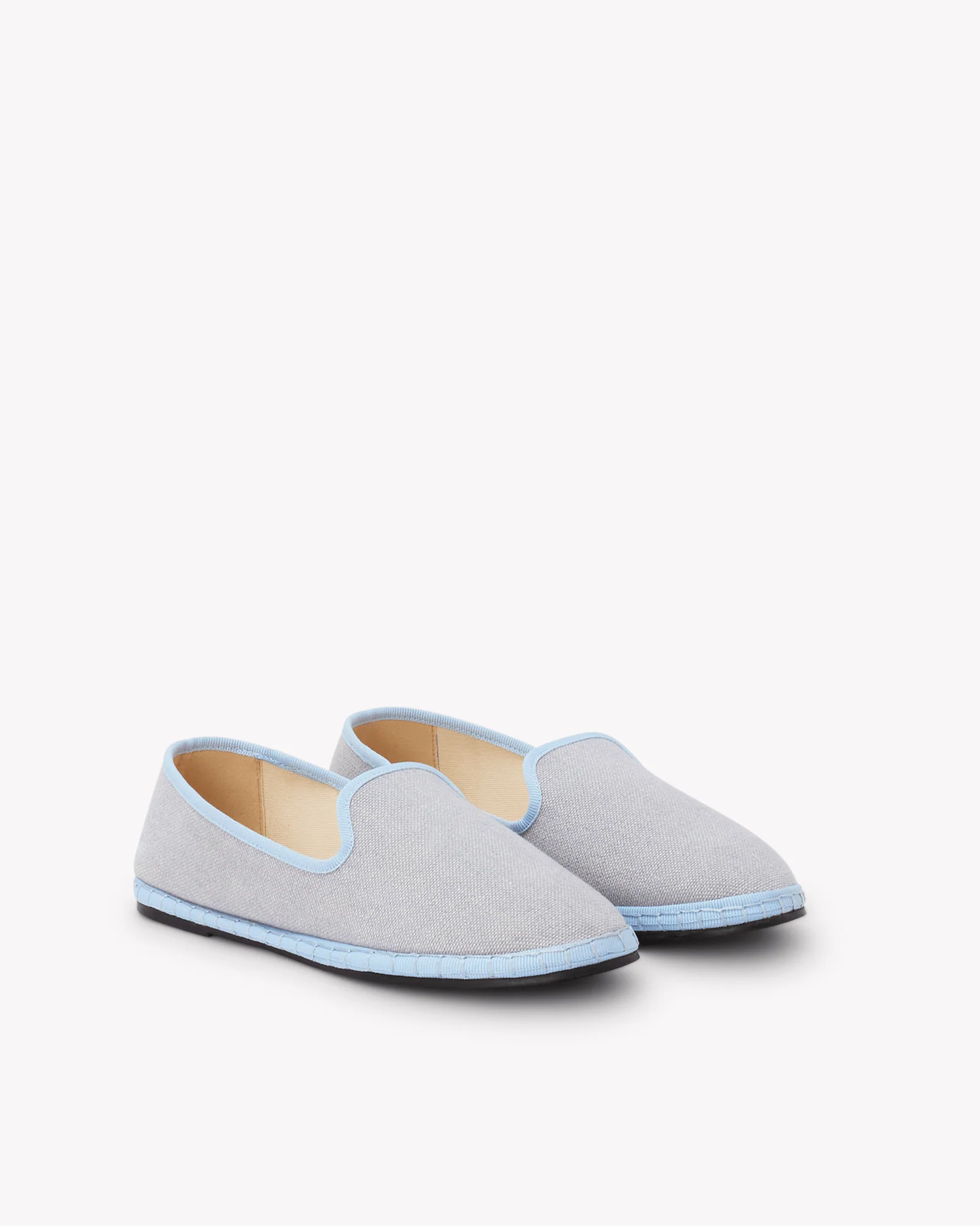 Womens | Venetian Flat | Woven Color | Powdered Blue - Image 3