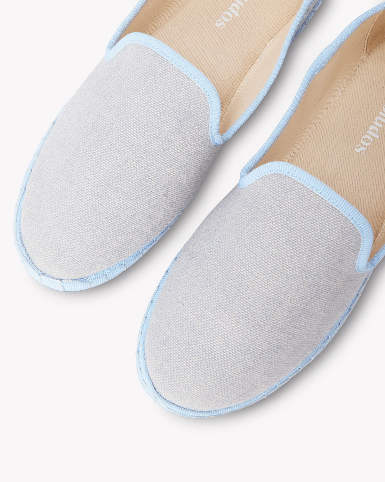 Womens | Venetian Flat | Woven Color | Powdered Blue - Image 9