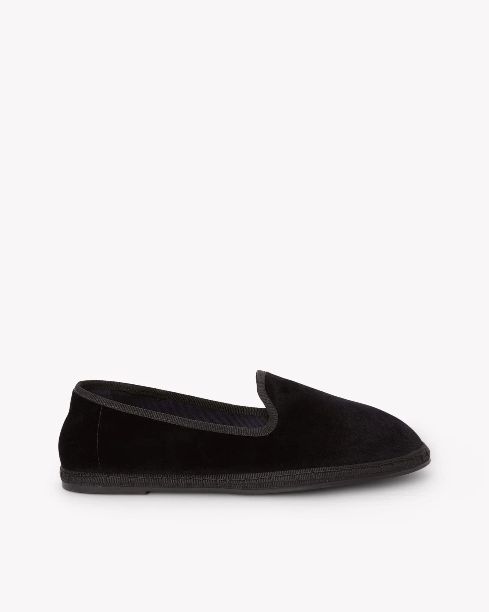 Womens | Venetian Flat | Velvet | Midnight Black