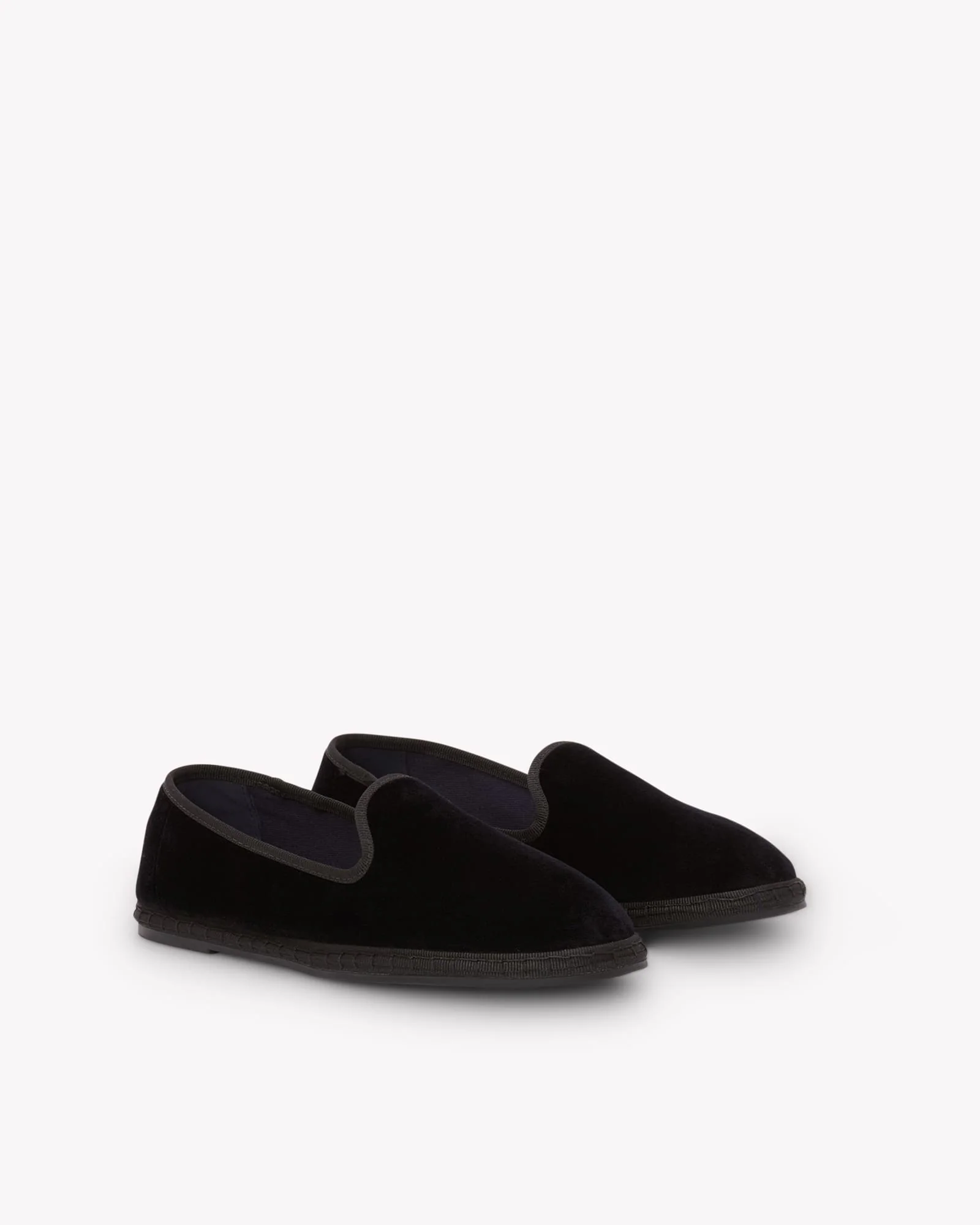 Womens | Venetian Flat | Velvet | Midnight Black - Image 3