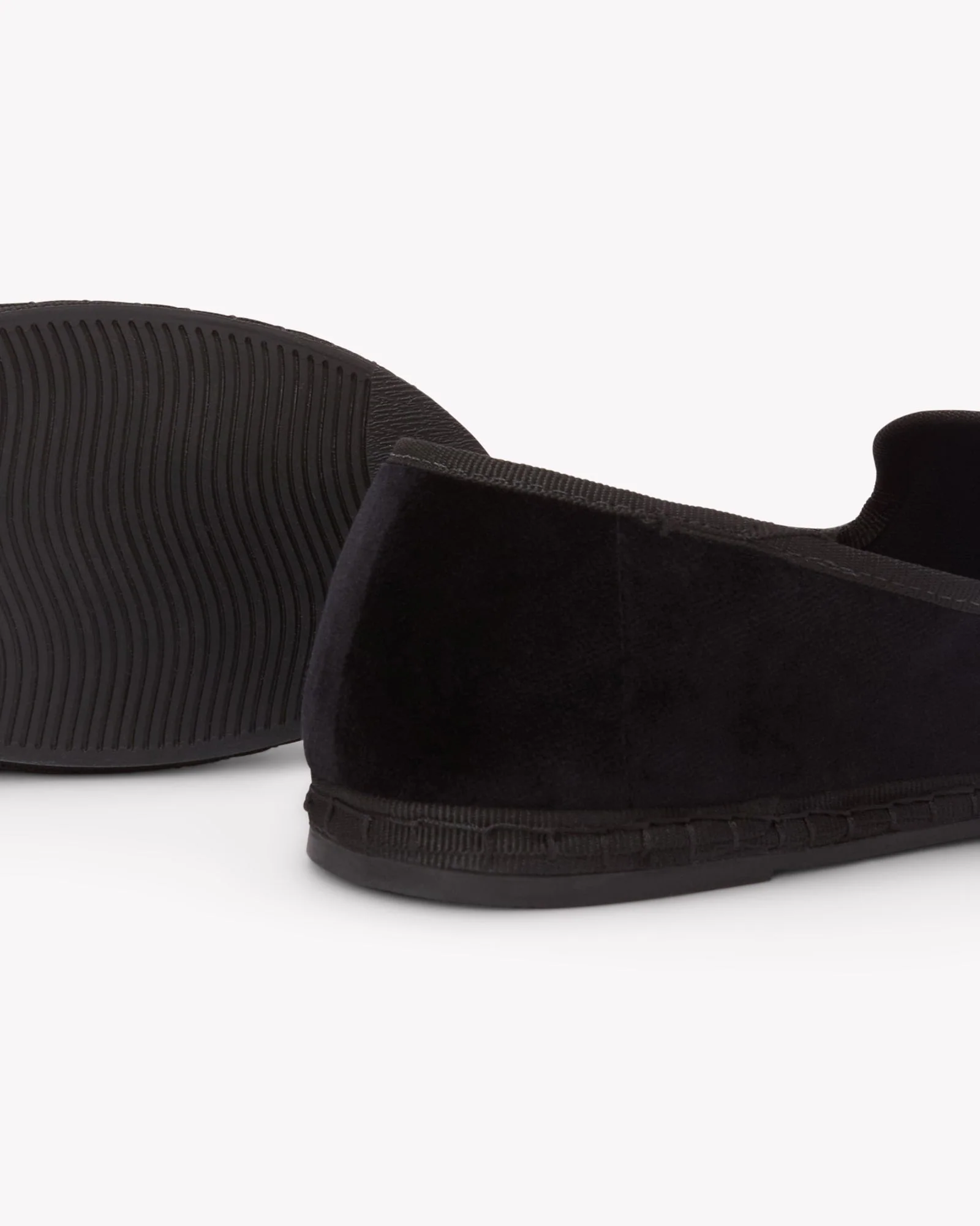 Womens | Venetian Flat | Velvet | Midnight Black - Image 7