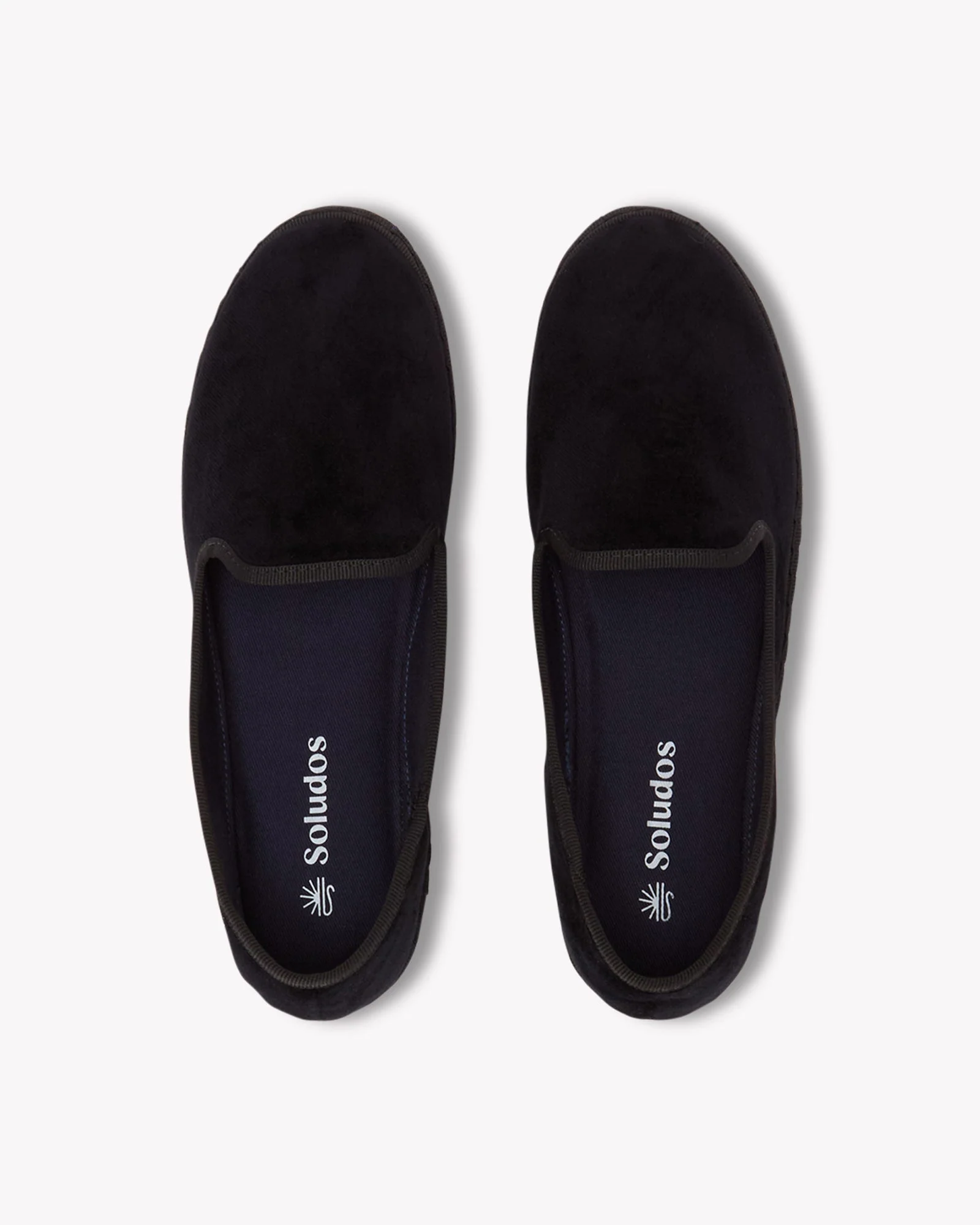 Womens | Venetian Flat | Velvet | Midnight Black - Image 8
