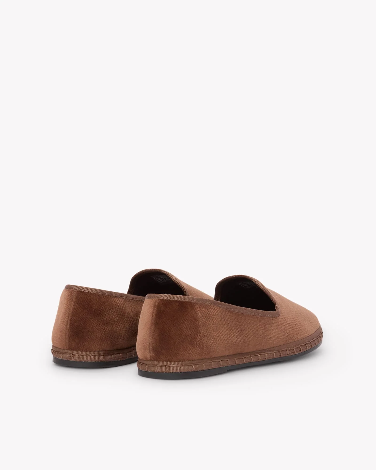 Womens | Venetian Flat | Velvet | Mustard Brown - Image 5