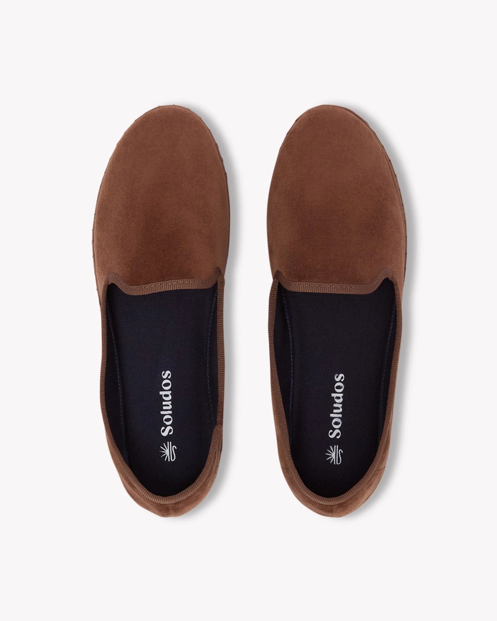 Womens | Venetian Flat | Velvet | Mustard Brown - Image 7