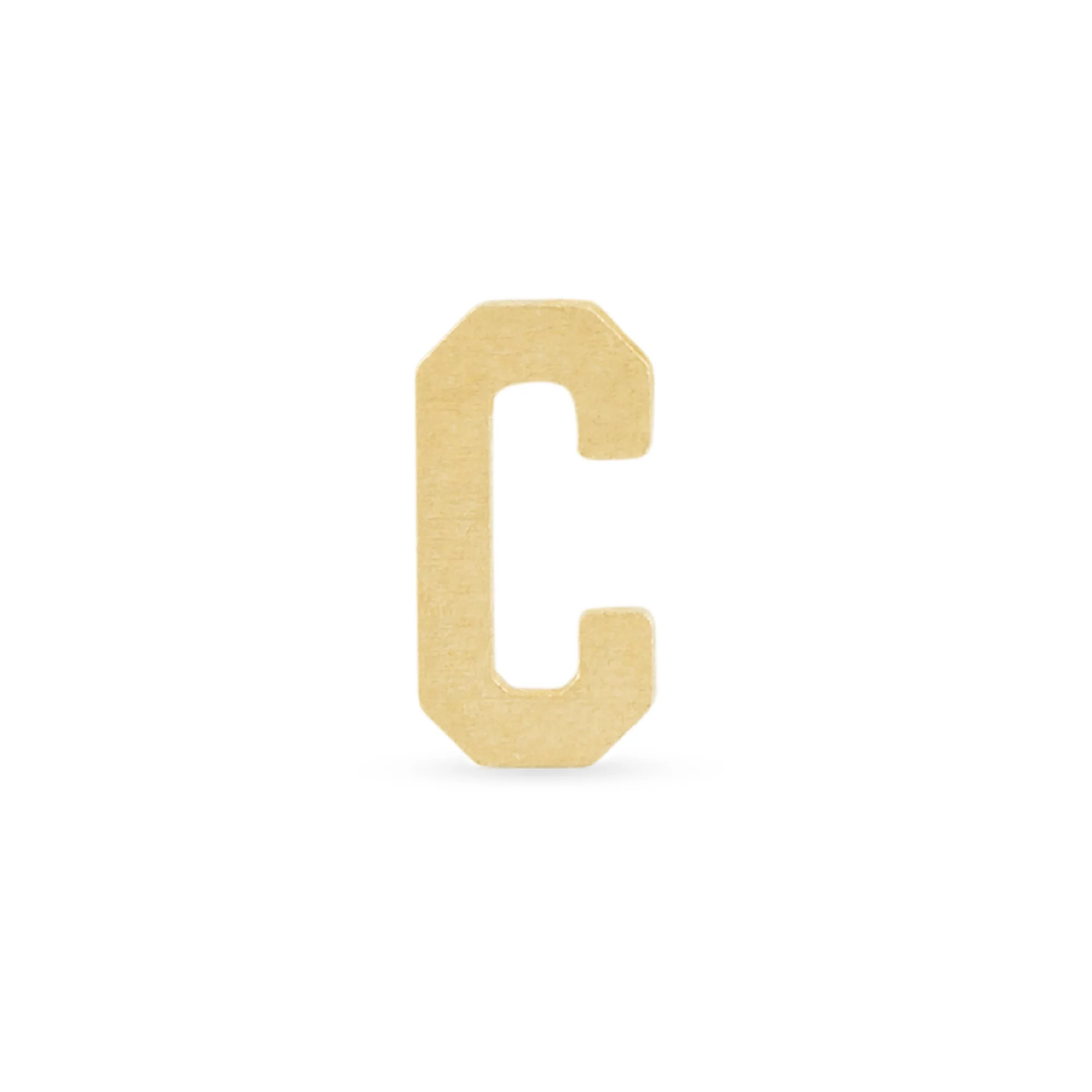 Asymmetric Initial Necklace | 14K Yellow Gold - Image 3