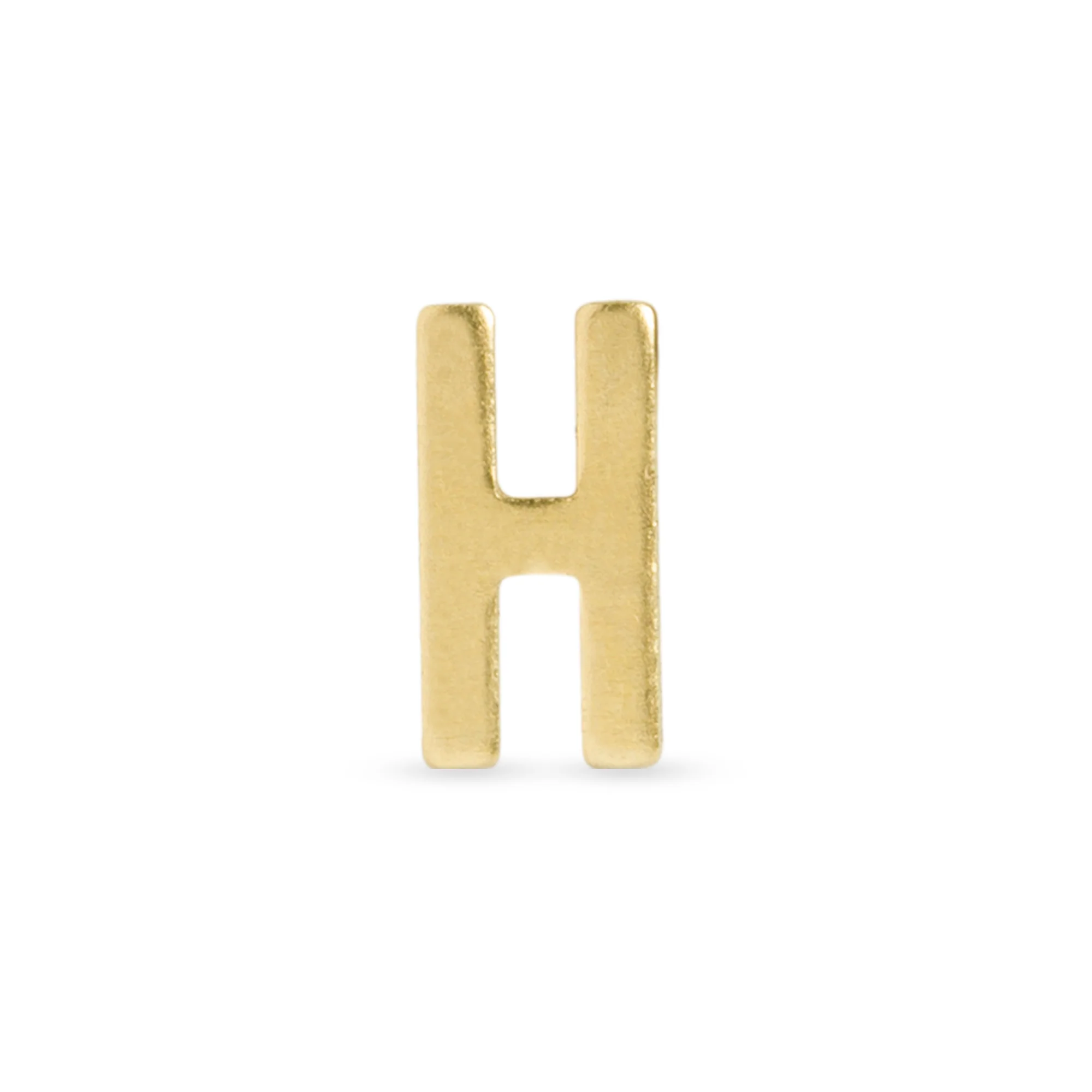 Asymmetric Initial Necklace | 14K Yellow Gold - Image 5