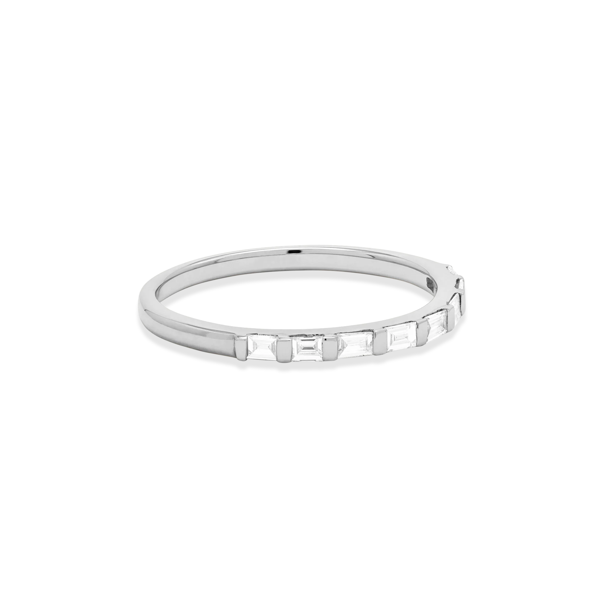 Bold Baguettes For Eternity Band | 10K Yellow Gold | 0.15 CTW Baguette White Diamond
