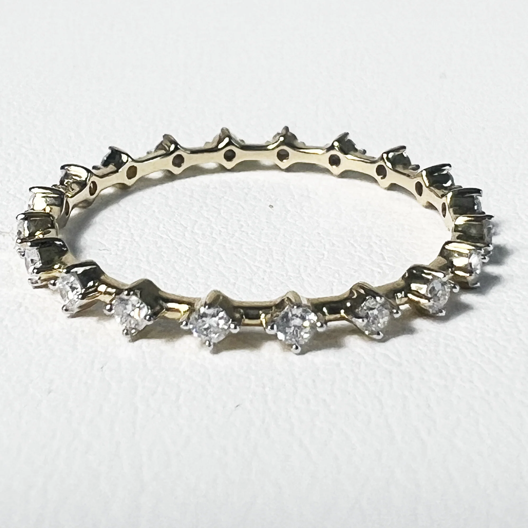 Bright Lights Eternity Band | 14K Yellow Gold | 0.28 CTW (Approx) White Diamond