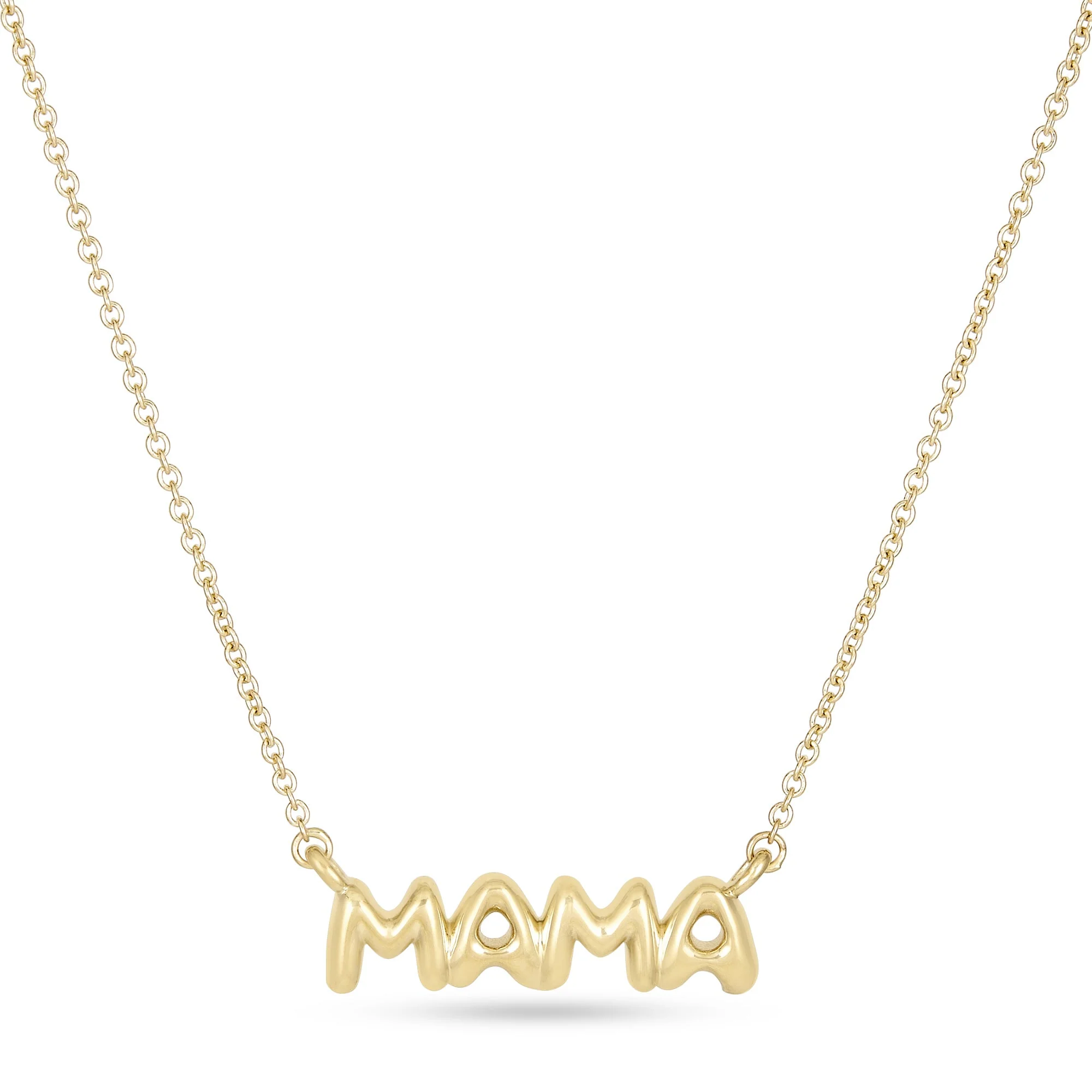 Bubble Tea Mama Necklace | 10K Yellow Gold