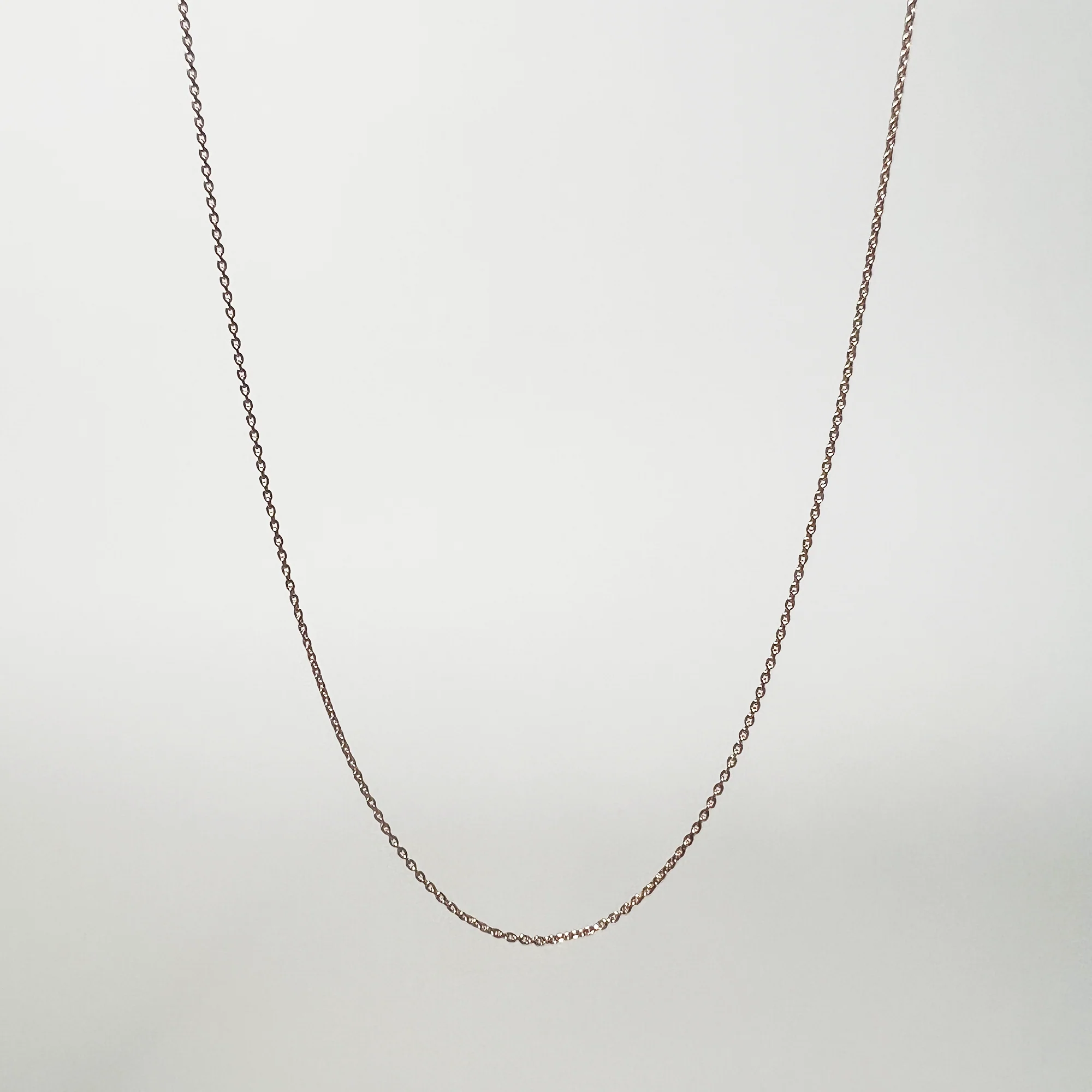 Cable Chain Necklace | 14K Rose Gold