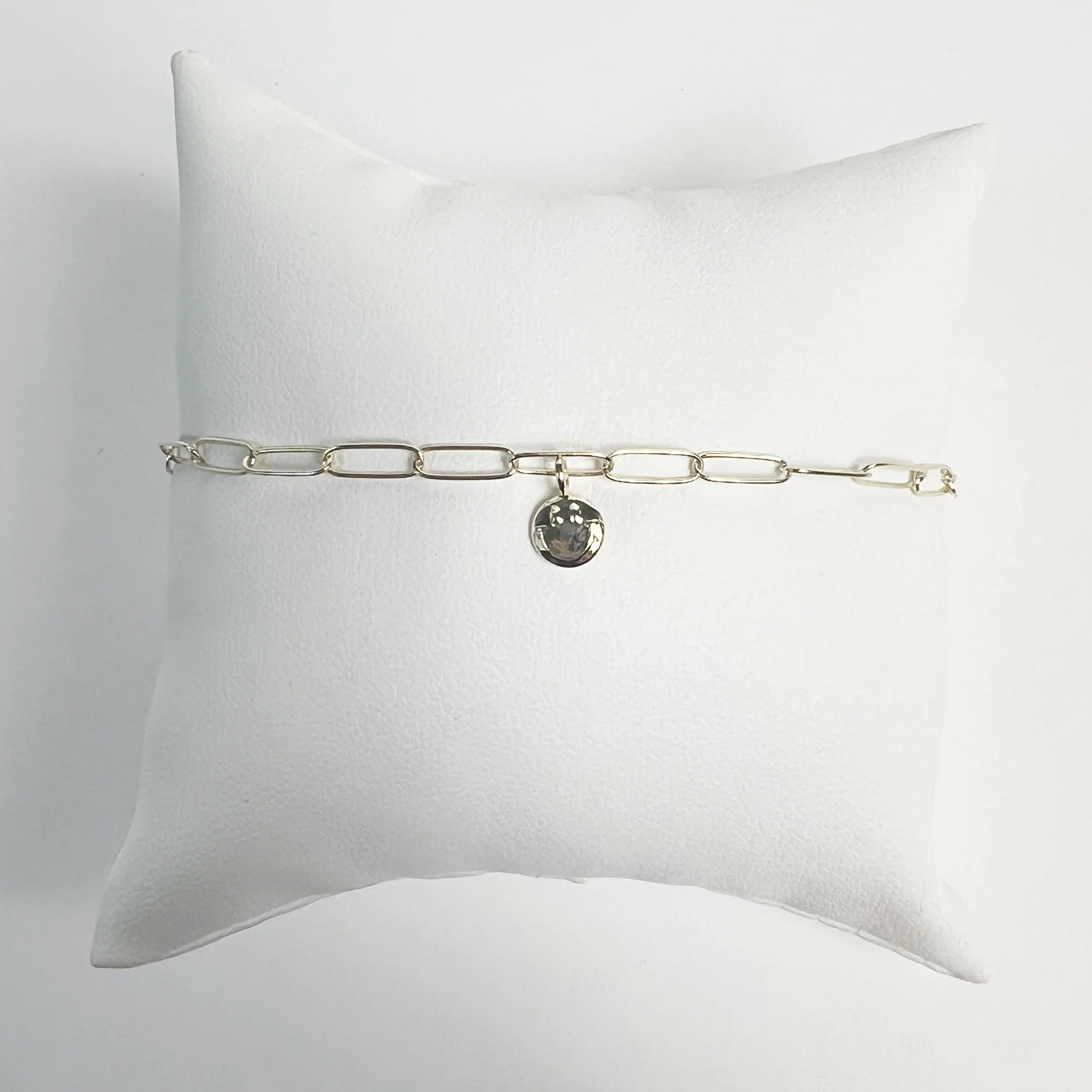 Get Happy Paperclip Bracelet | 10K Yellow Gold