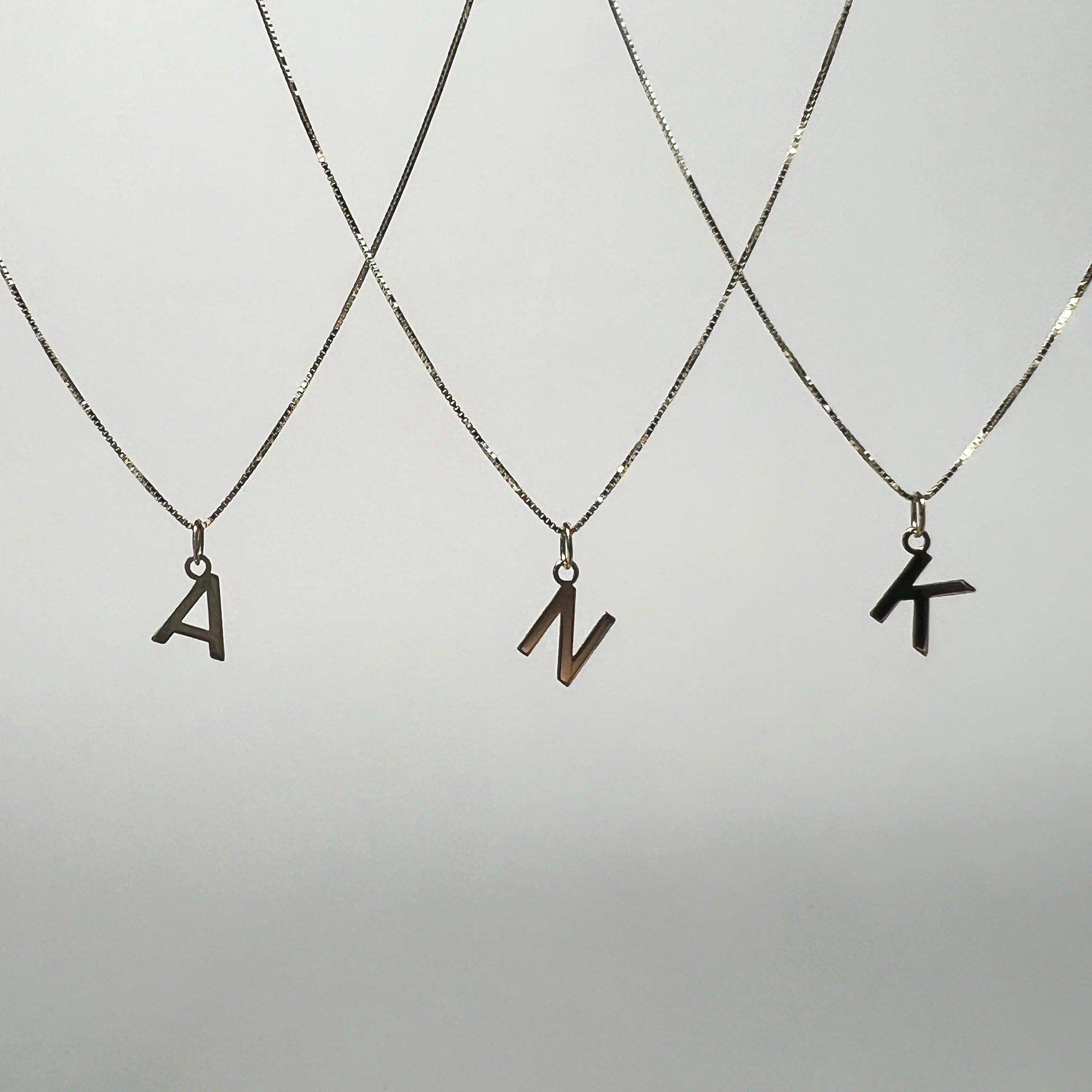 Good Girl Initial Necklace | 10K Yellow Gold