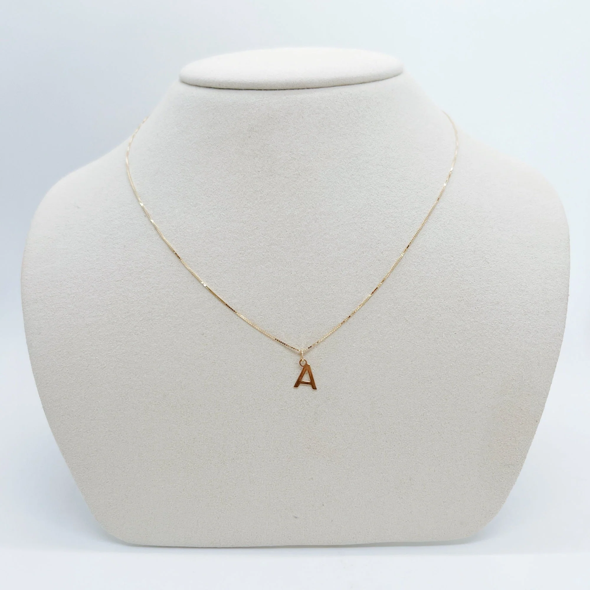 Good Girl Initial Necklace | 10K Yellow Gold - Image 3