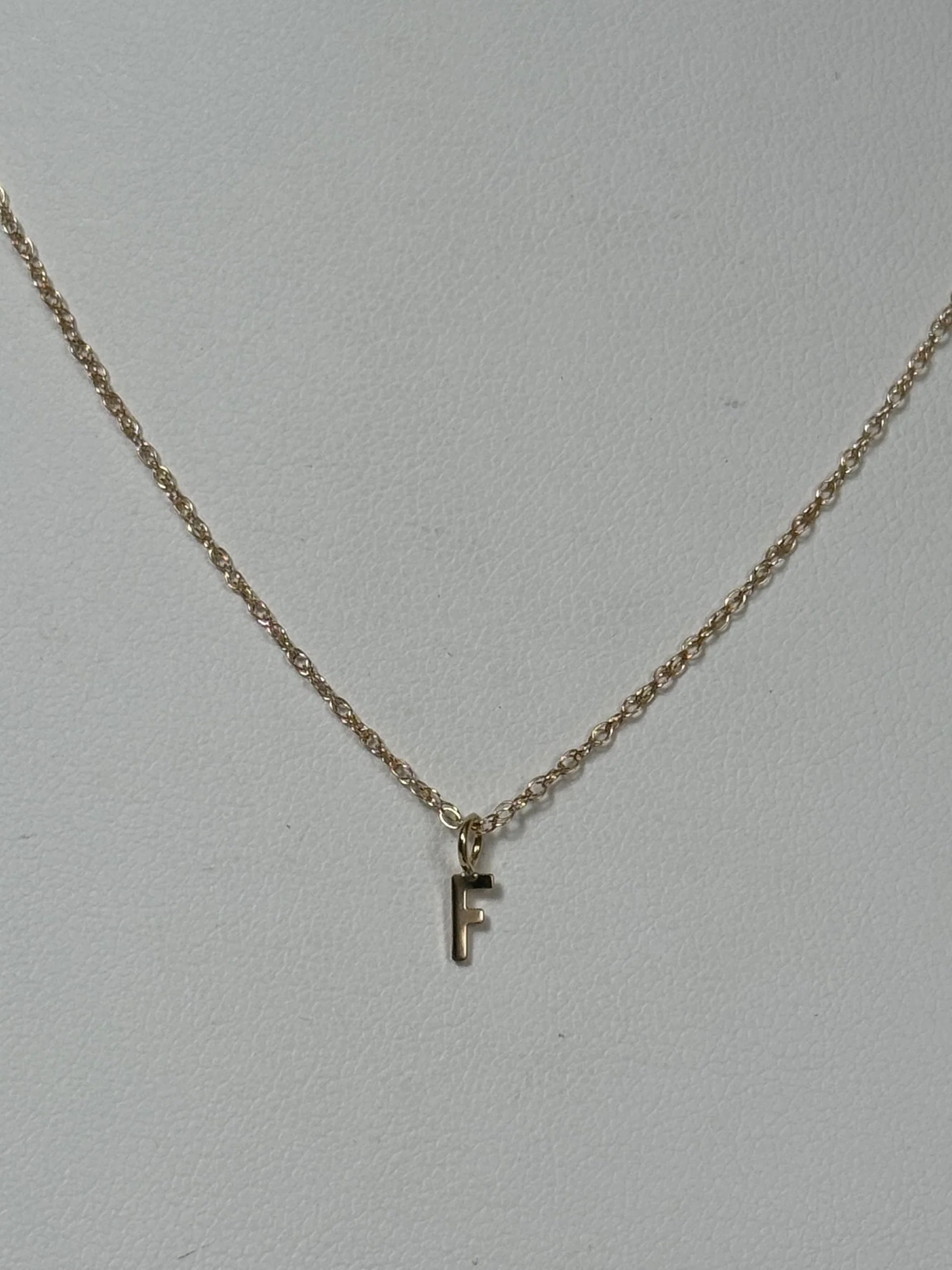 Initial Necklace | 10K Yellow Gold - Image 2