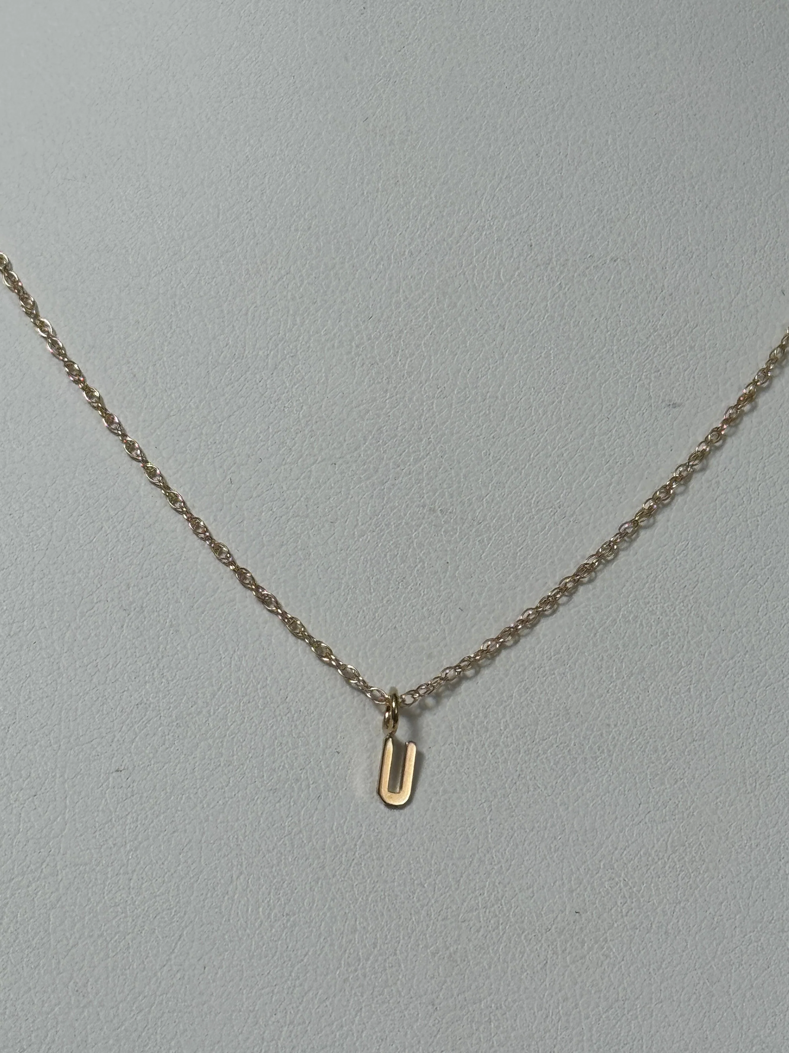 Initial Necklace | 10K Yellow Gold - Image 4