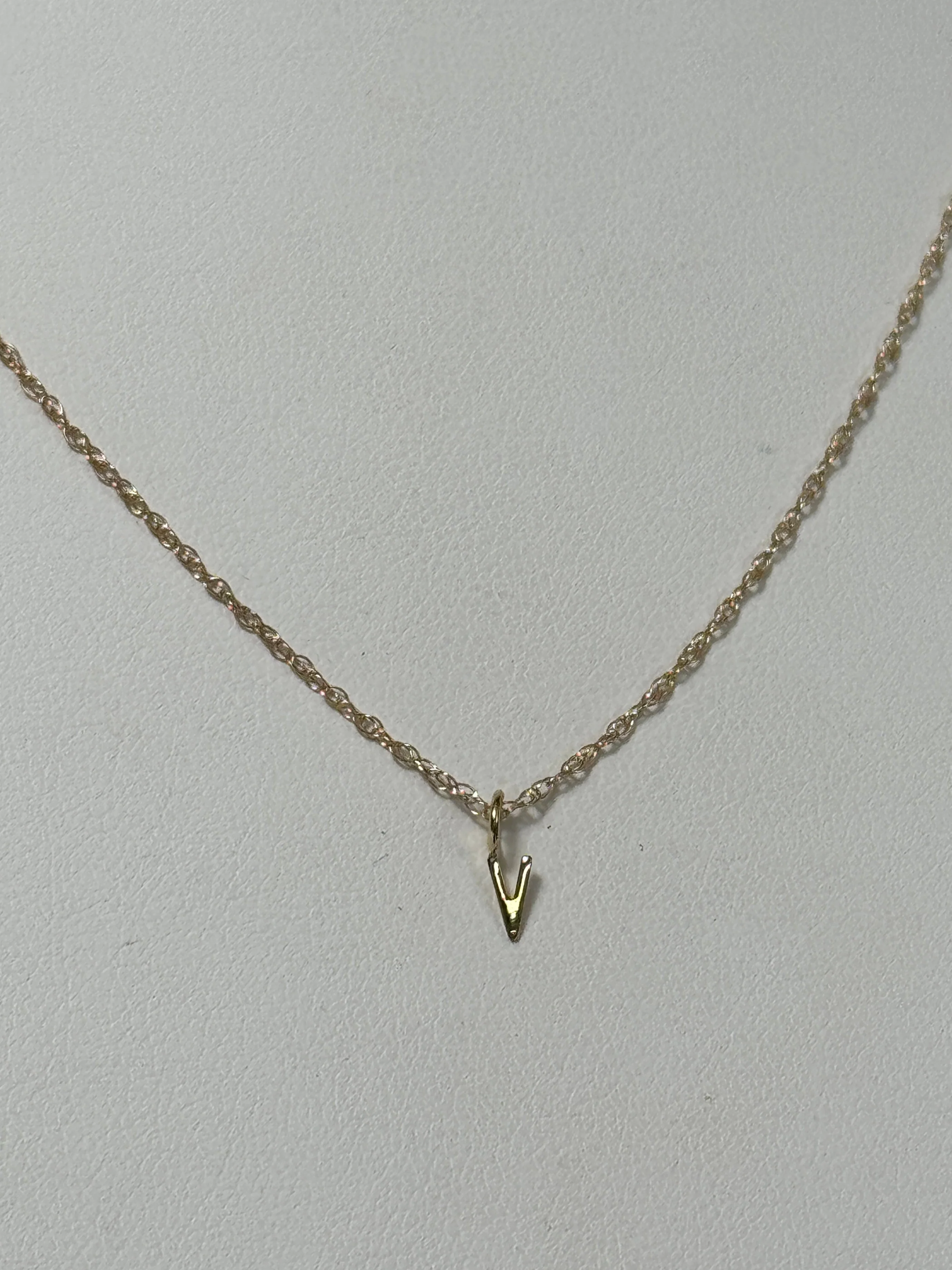Initial Necklace | 10K Yellow Gold - Image 5