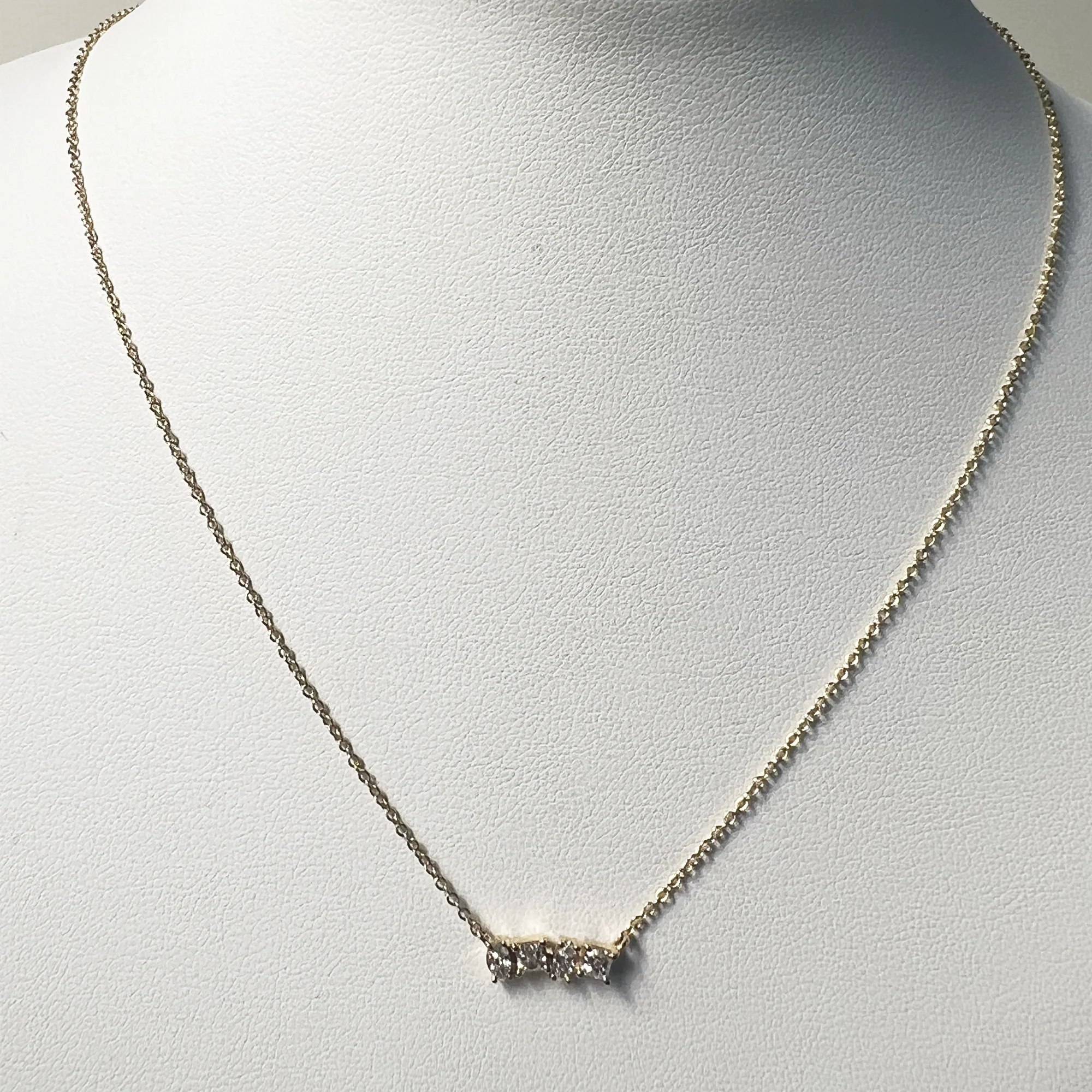 MAMA Necklace | 14K Yellow Gold | 0.45 CTW (Approx) White Lab Diamond