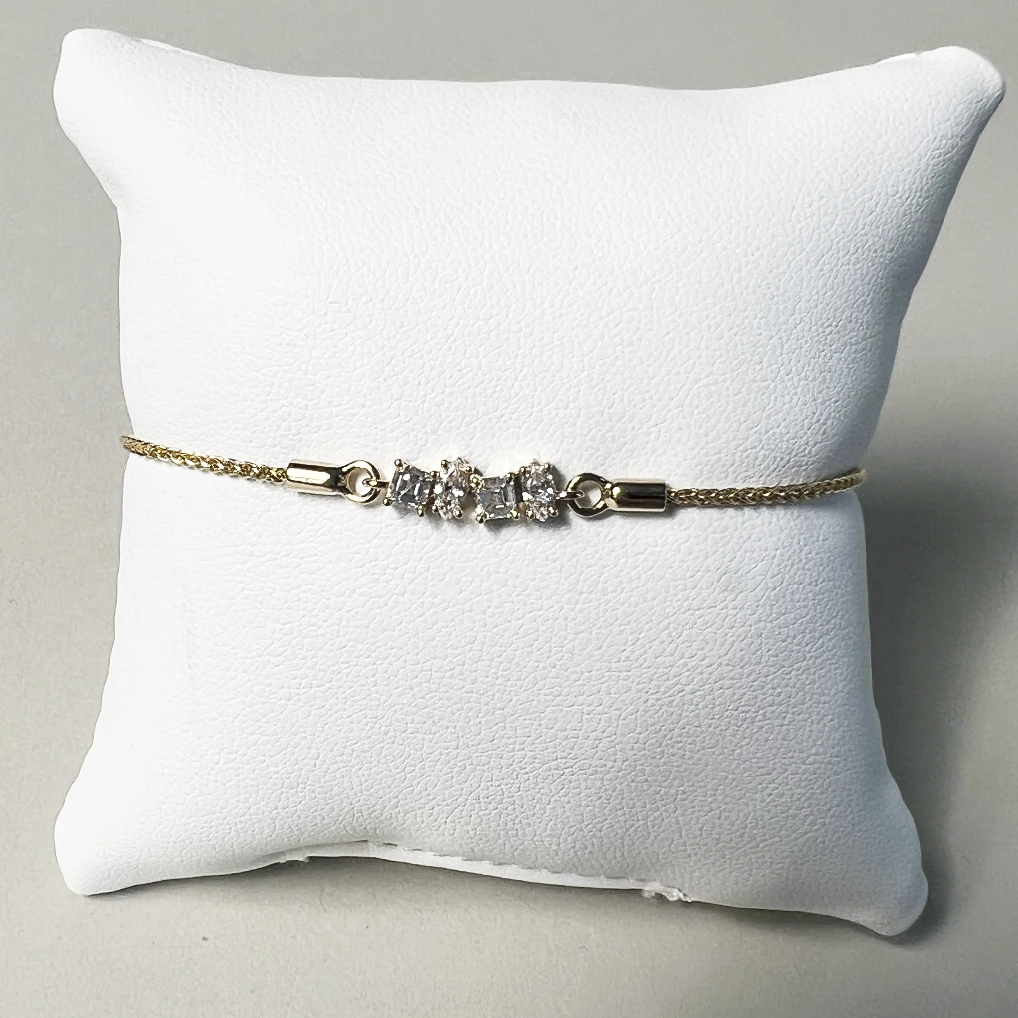 MAMA Slider Bracelet | 14K Yellow Gold | 0.45 CTW (Approx) White Lab Diamond