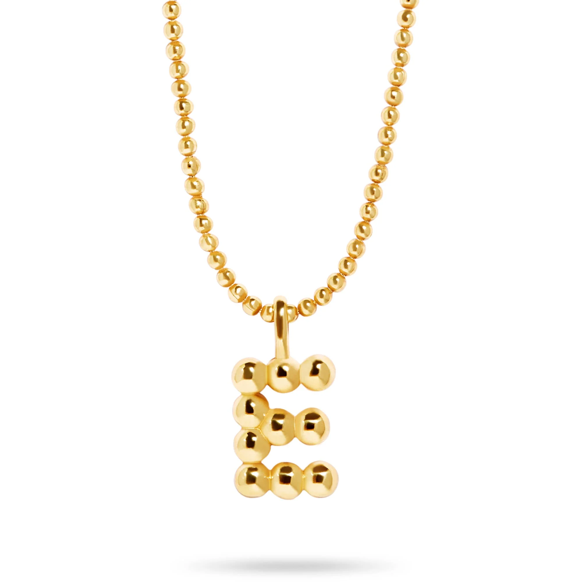 Mochi Donut Initial Necklace | Gold Vermeil - Image 12