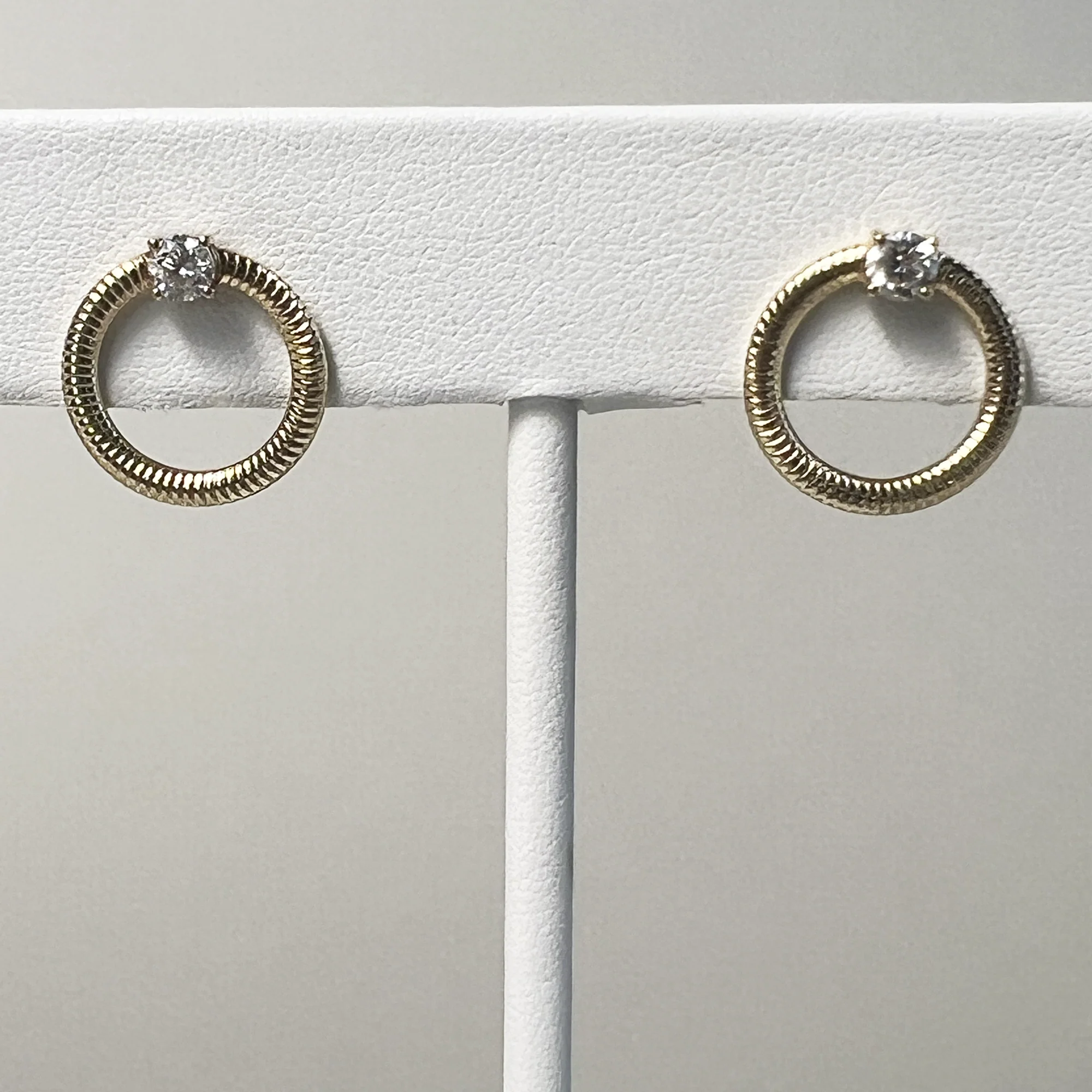 Prince Earrings | 14K Yellow Gold | 0.48 CTW (Approx) White Diamond