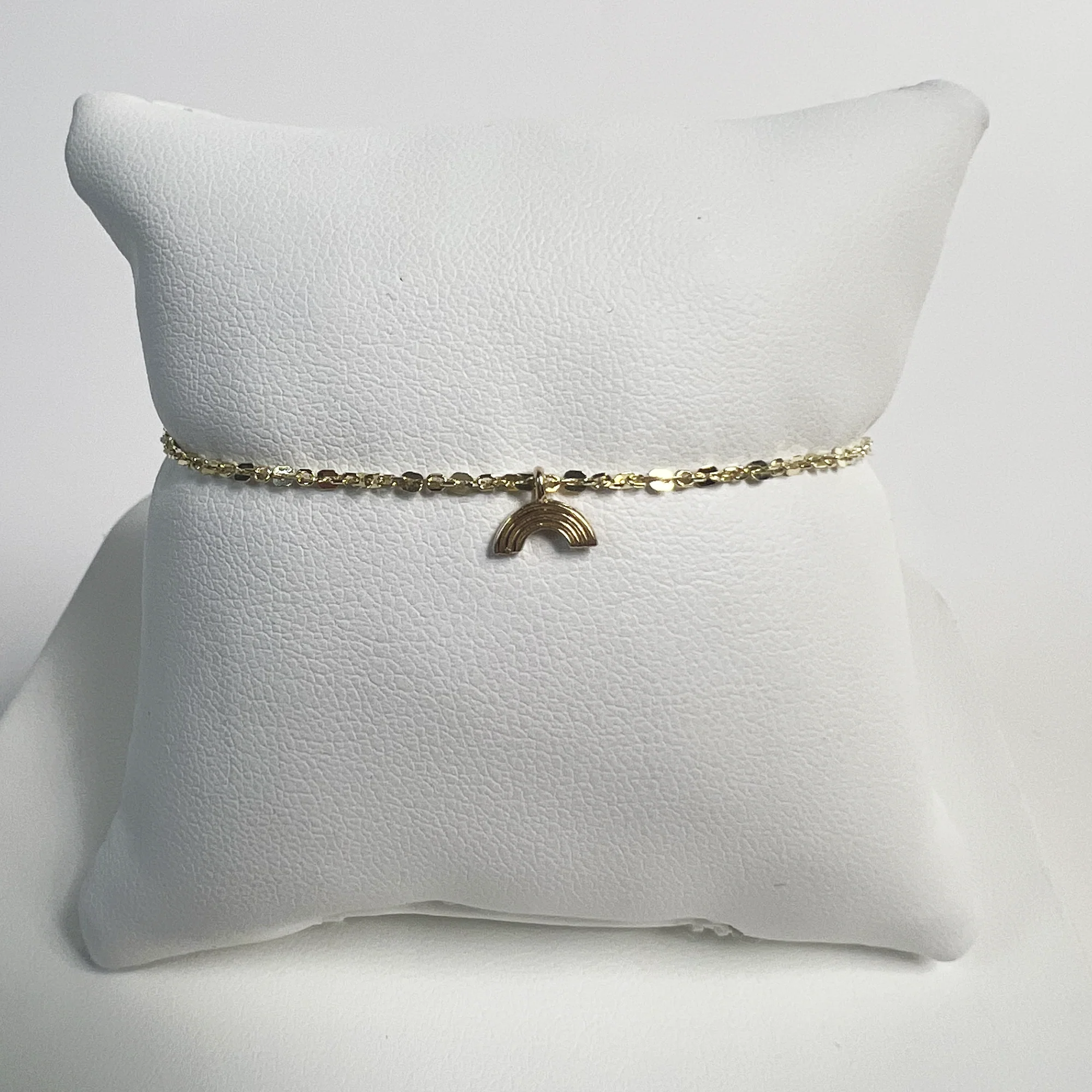 Rainbow Sparkle Bracelet | 10K Yellow Gold