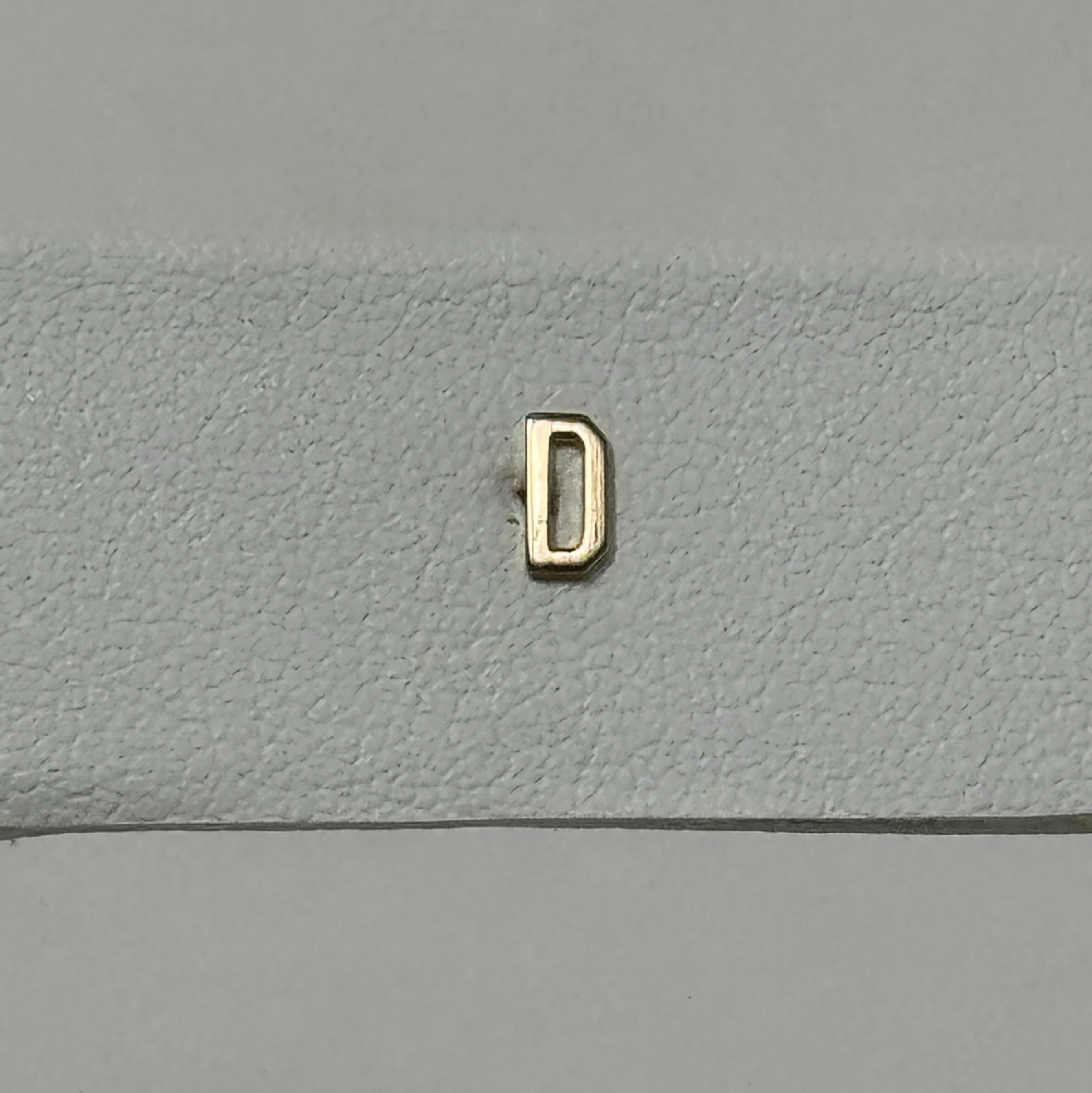 Tiny Initial Earring | 10K Yellow Gold