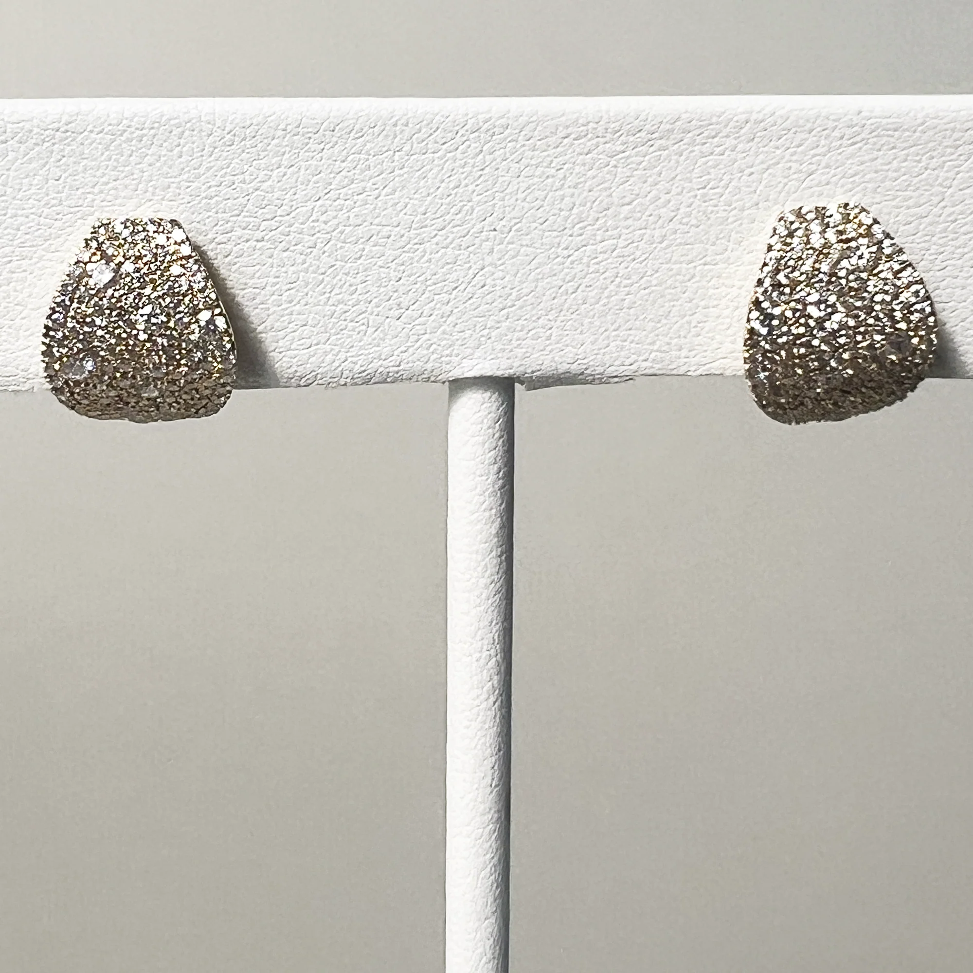 Vintage Scatter Petal Huggies | 14K Yellow Gold | 1.64 CTW (Approx) White Diamond