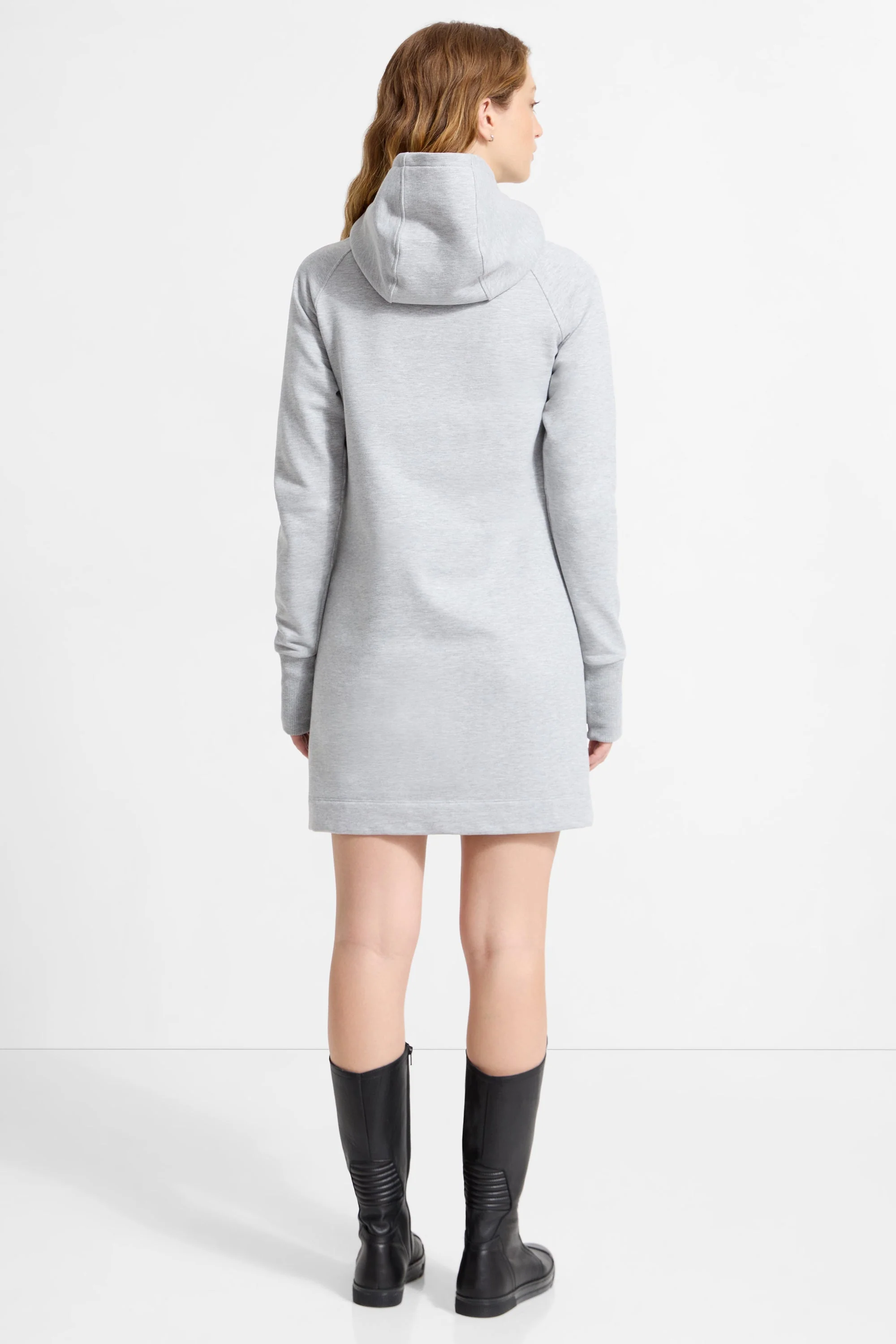 Tompkins Cropped Dress | Melange Grey - Image 4