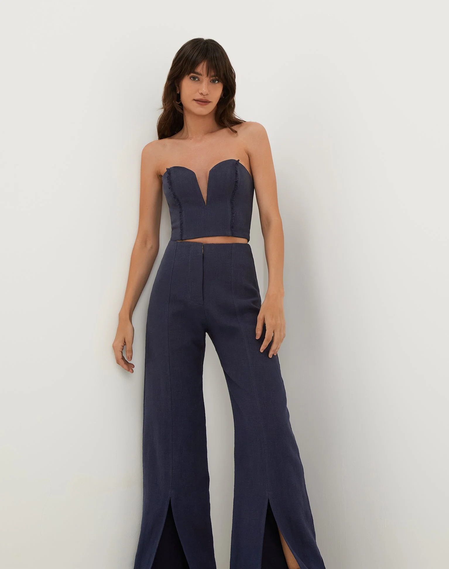 Alain Split Front Pants | Sailboat - Image 6