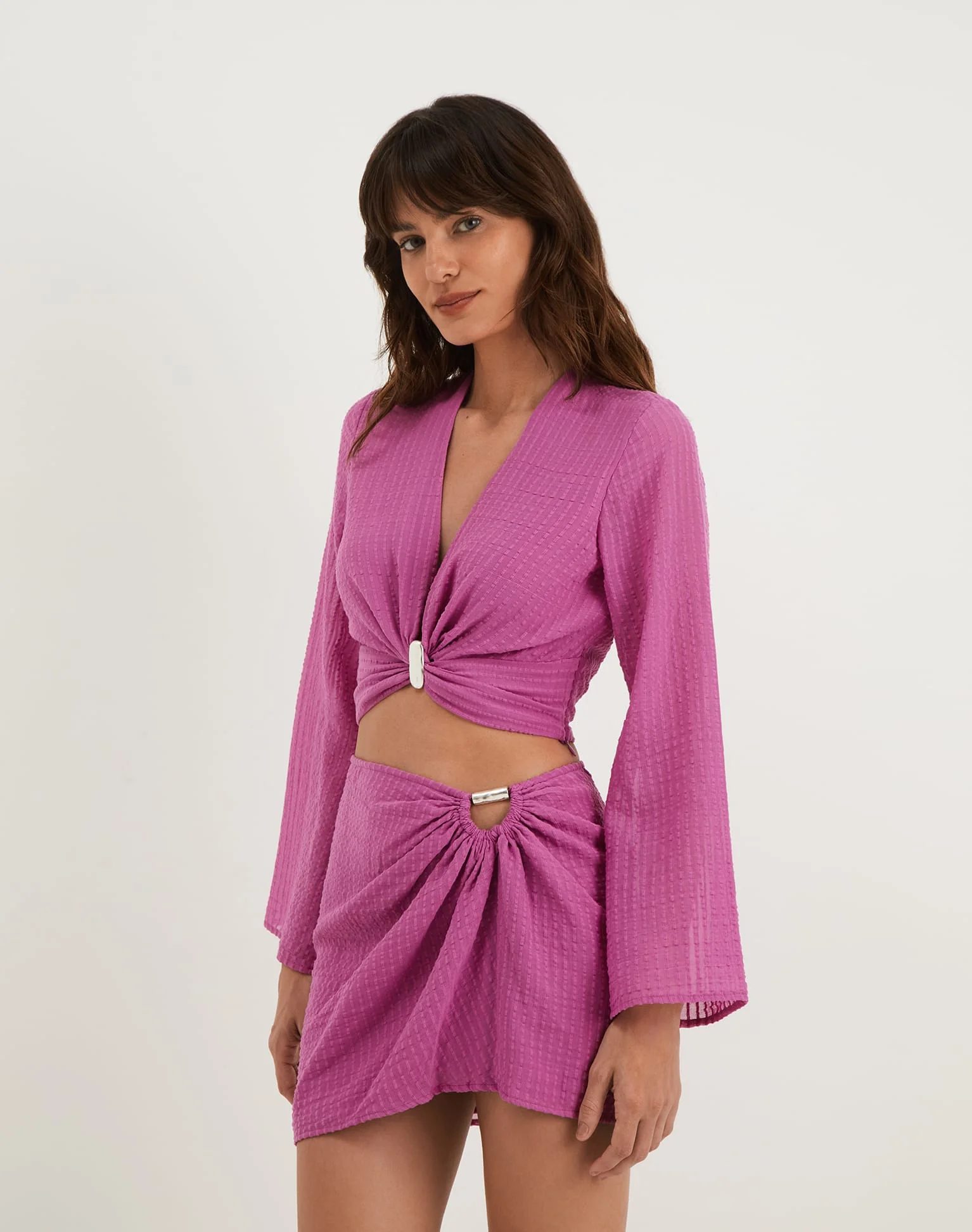 Aurora Mini Skirt | French Rose - Image 4