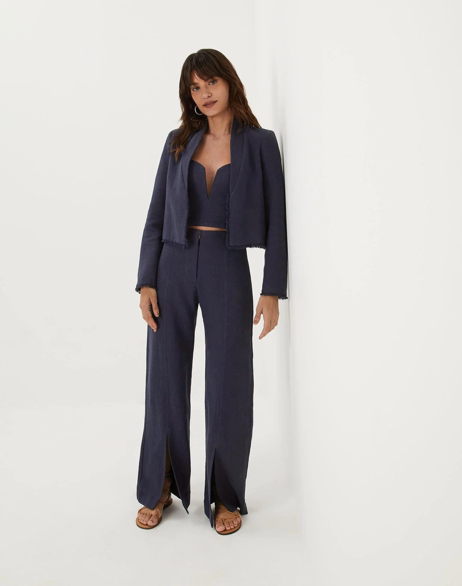 Beatrice Short Jacket | Sailboat - Image 8