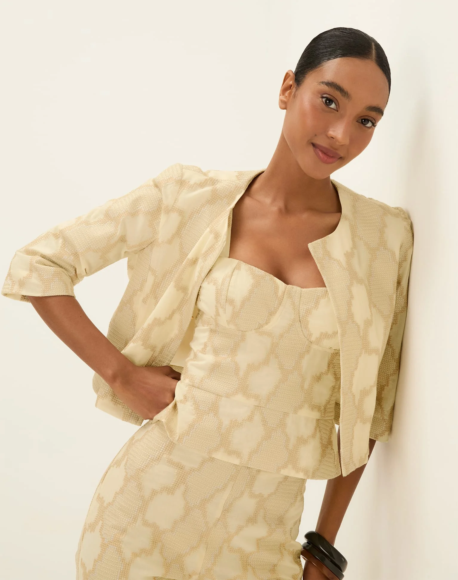 Coen Short Jacket | Embroidered Glitz - Image 6