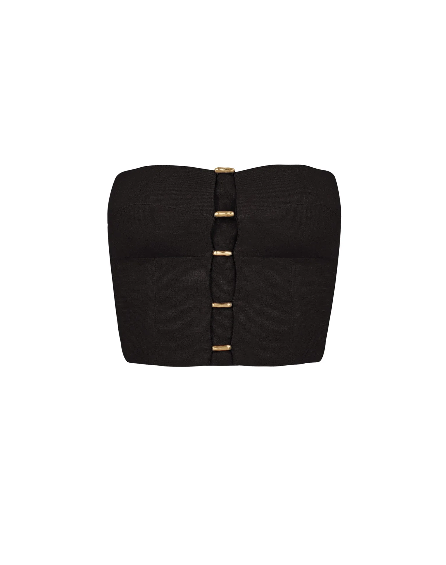 Emilia Strapless Top | Black