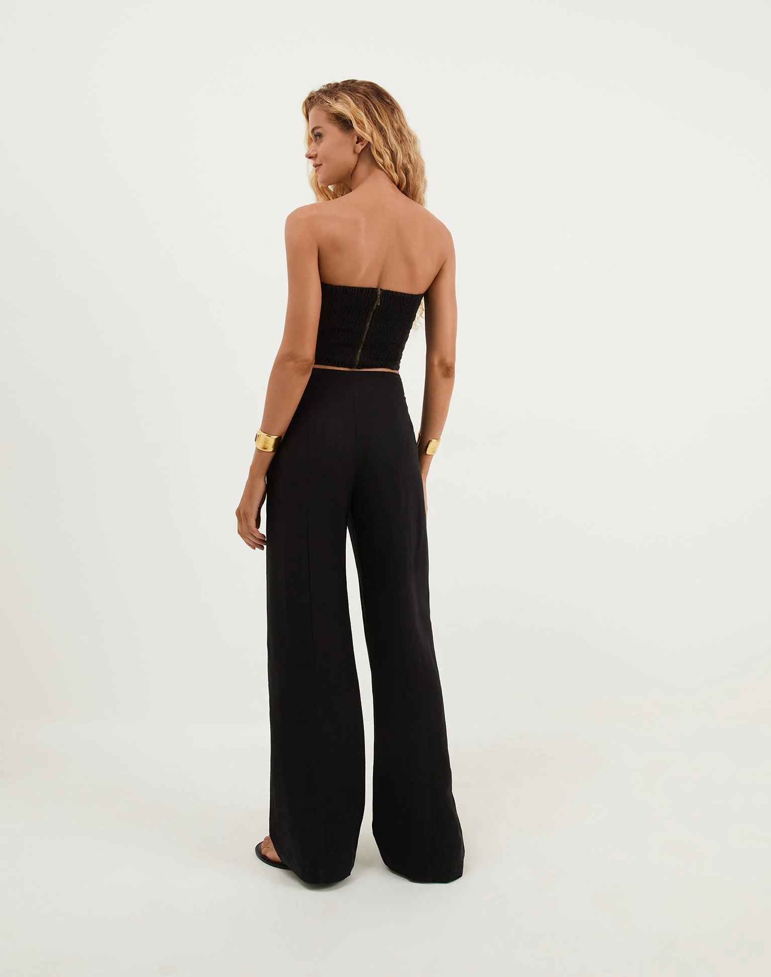 Emilia Strapless Top | Black - Image 4