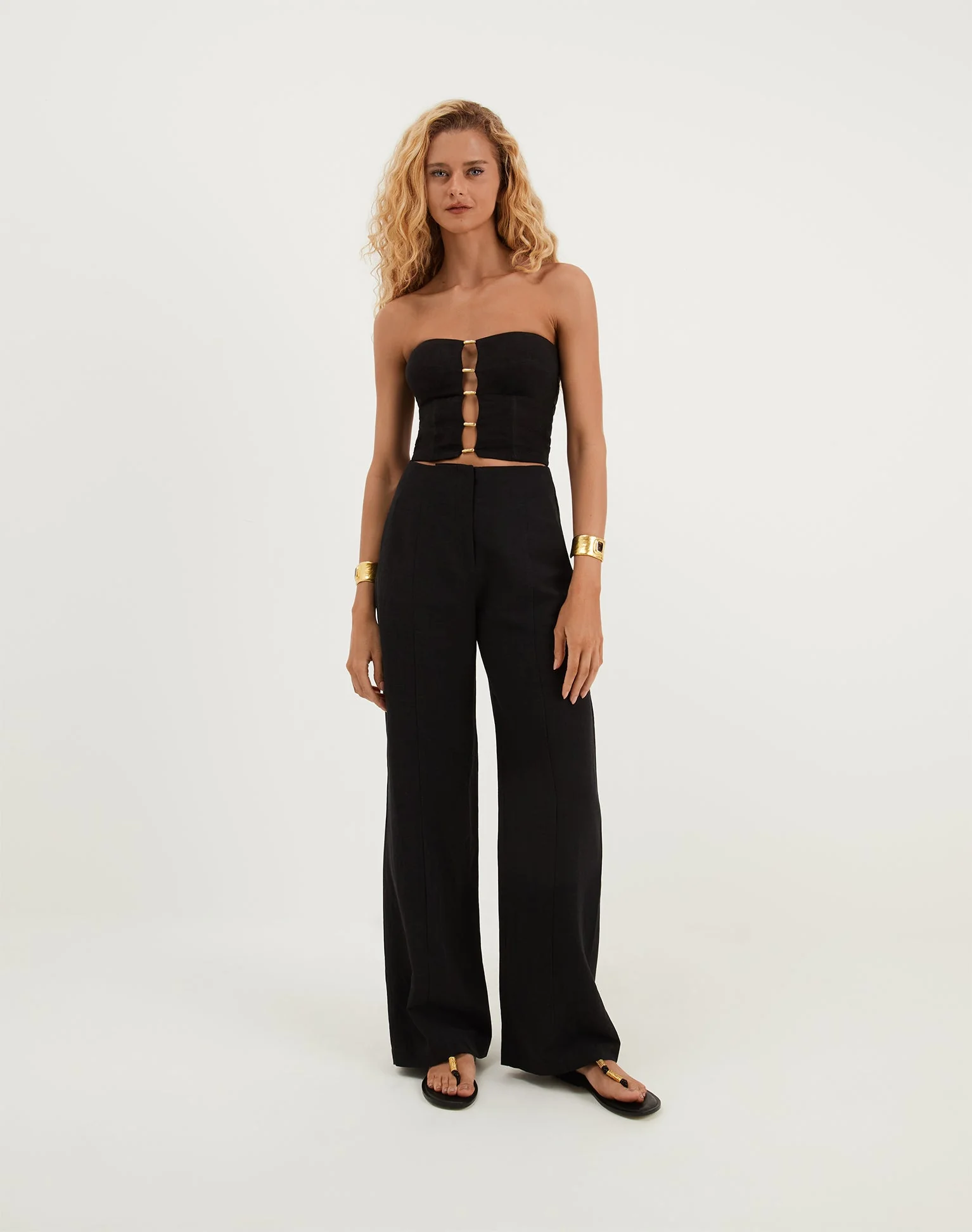 Emilia Strapless Top | Black - Image 9