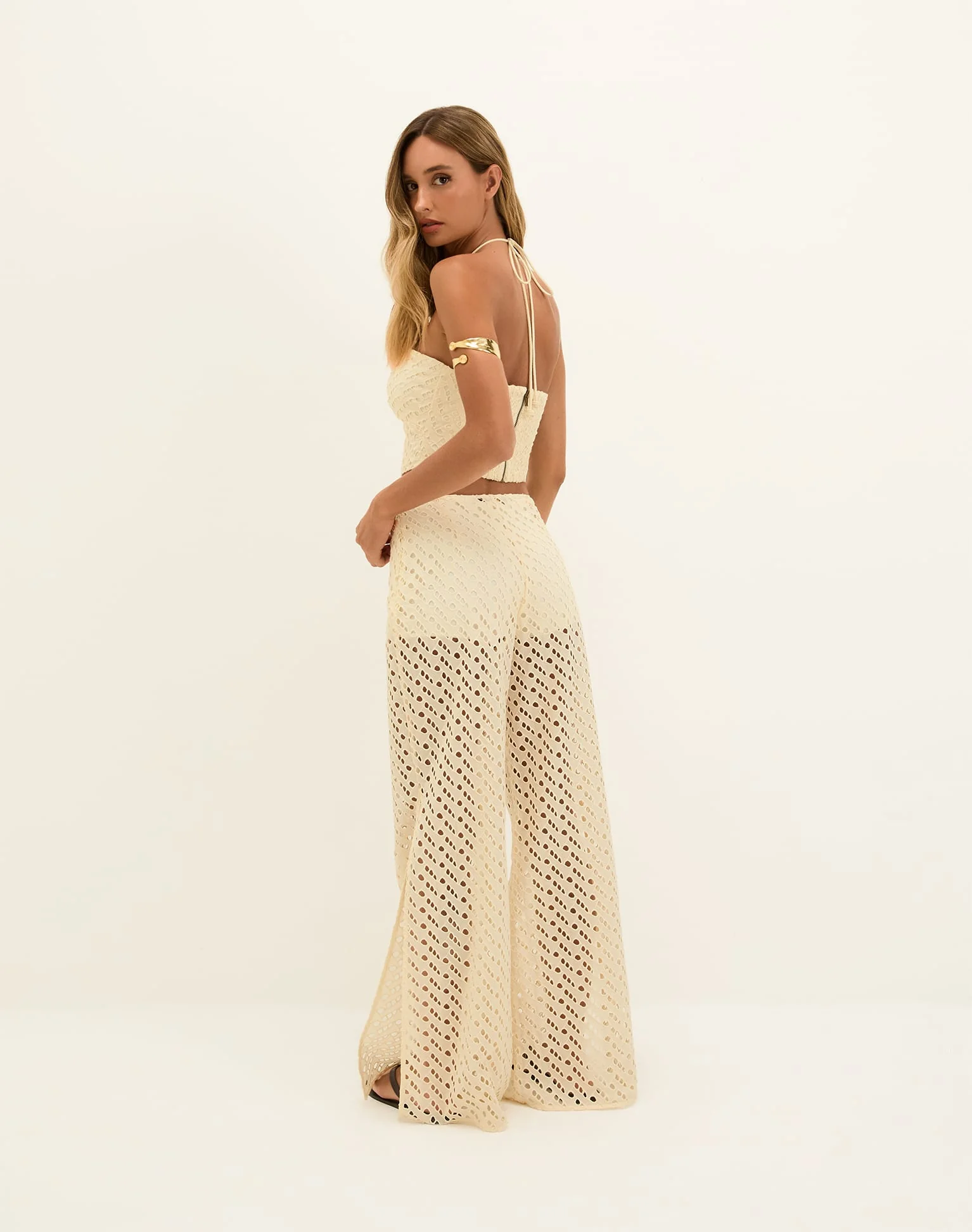 Eyelet Venice Pants | Glitz - Image 3
