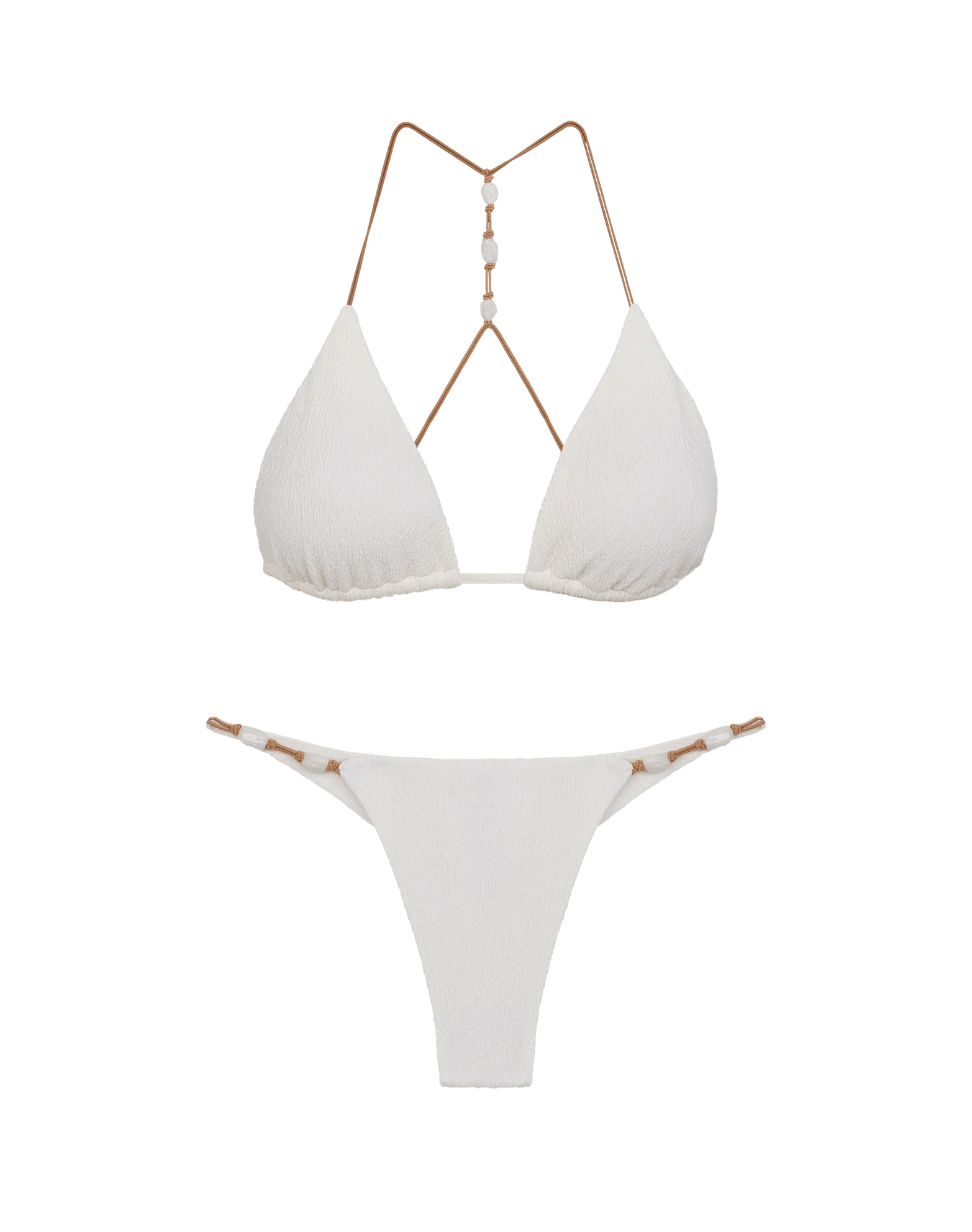 Firenze Ney T Back Tri Top | White - Image 7