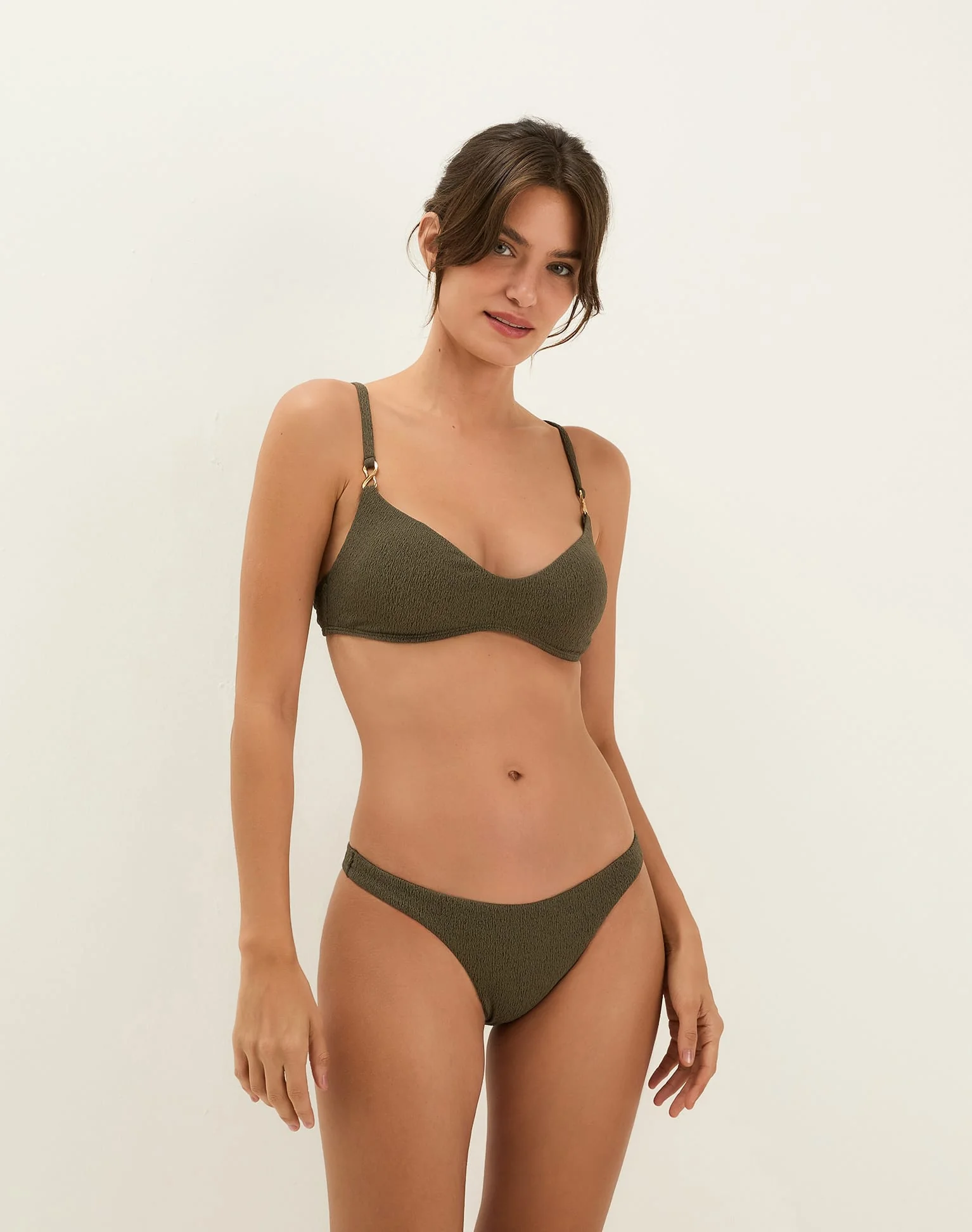 Firenze Solaro Vivian Top | Evergreen - Image 2