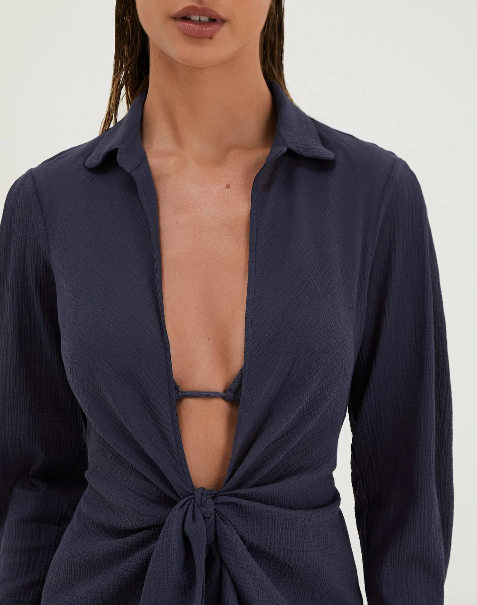 Juliete Short Cover Up | Sailboat - Image 5