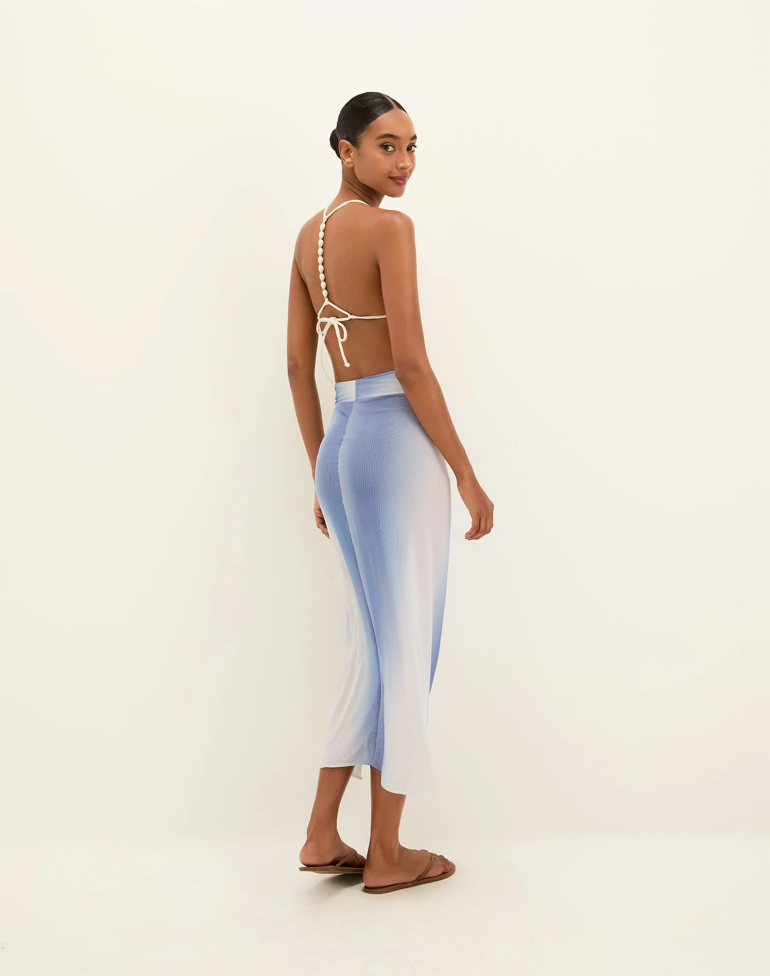 Karen Midi Skirt | Blue Moon - Image 3