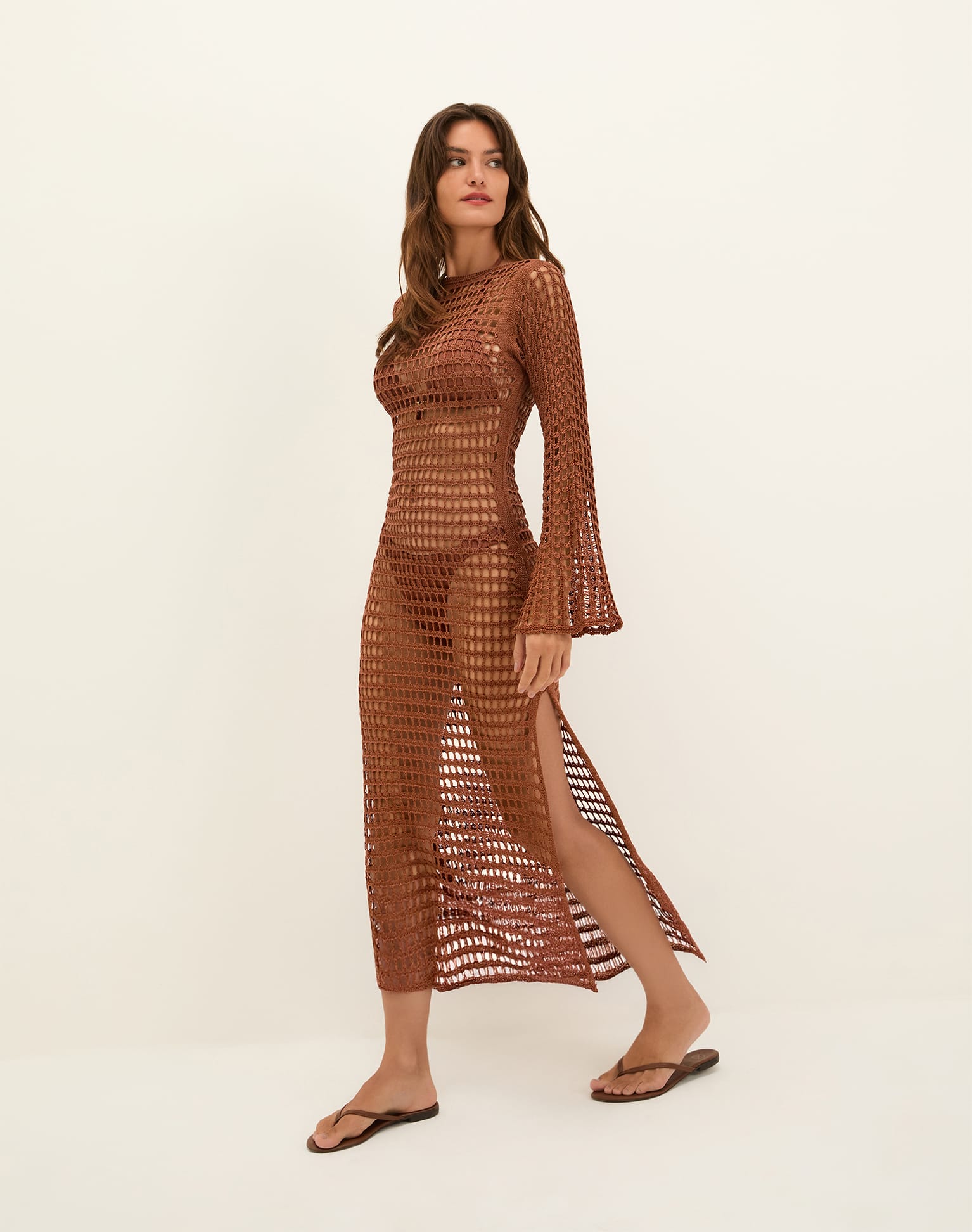 Knit Belle Long Cover Up | Devotion - Image 2