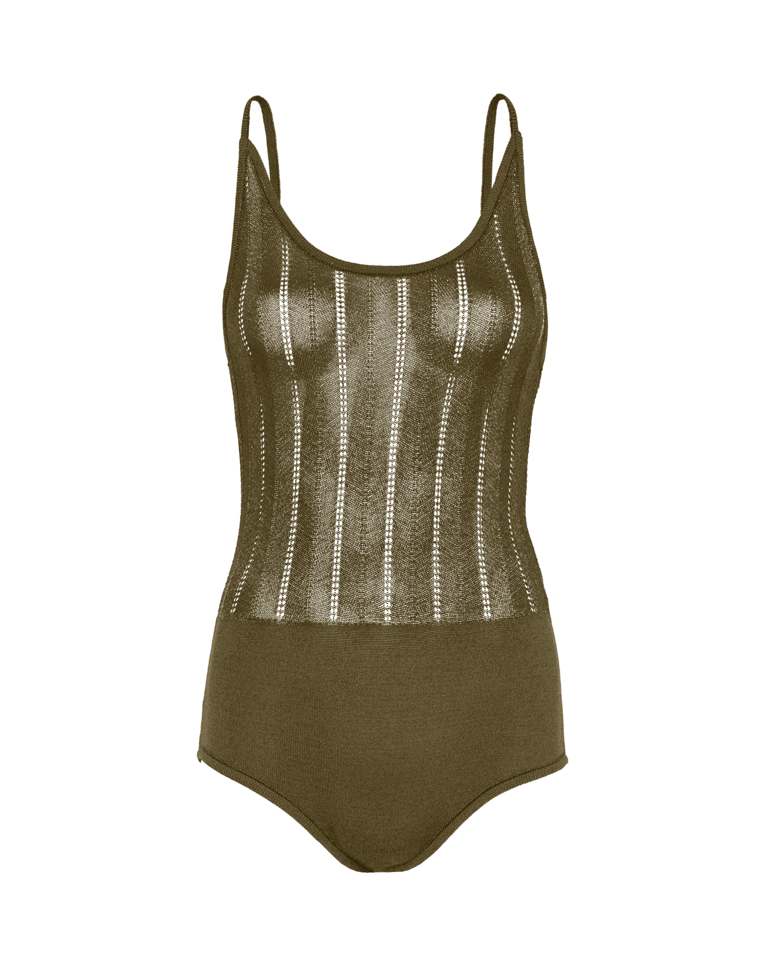 Knit Elba Bodysuit | Evergreen