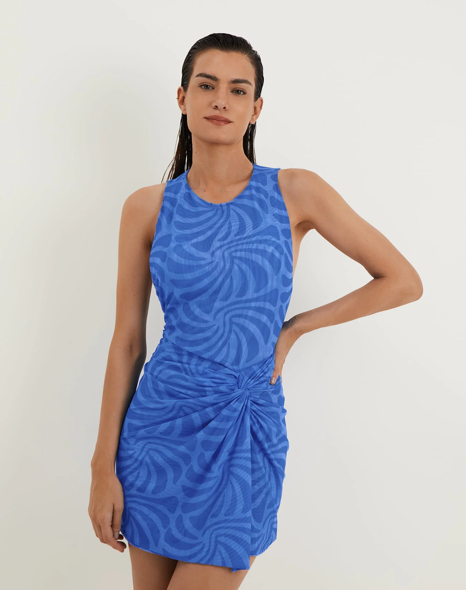 Mila Short Cover Up | Neptune - Image 4
