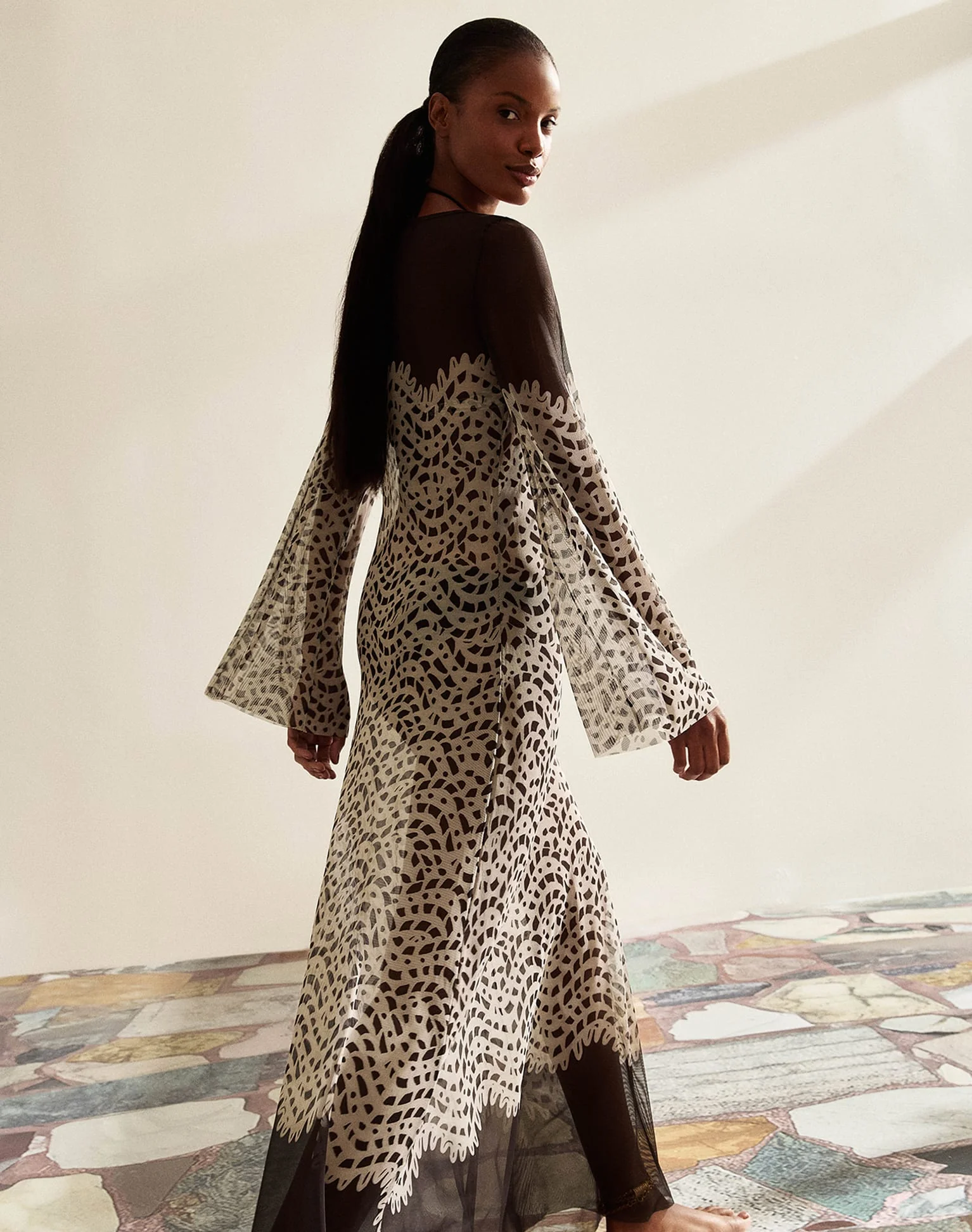 Lidi Long Cover Up Tunic | Poeme - Image 7