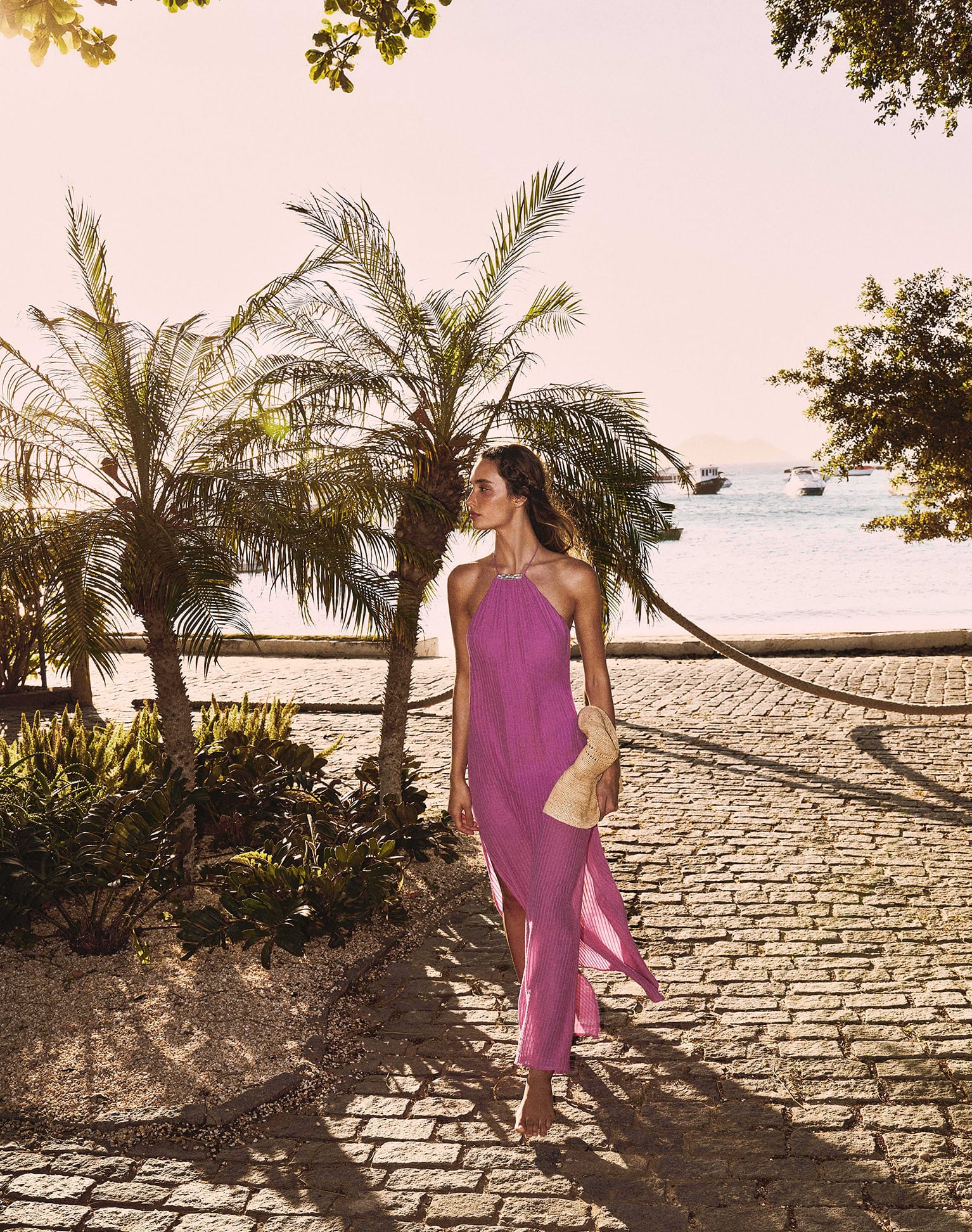 Lily Long Dress | French Rose - Image 3