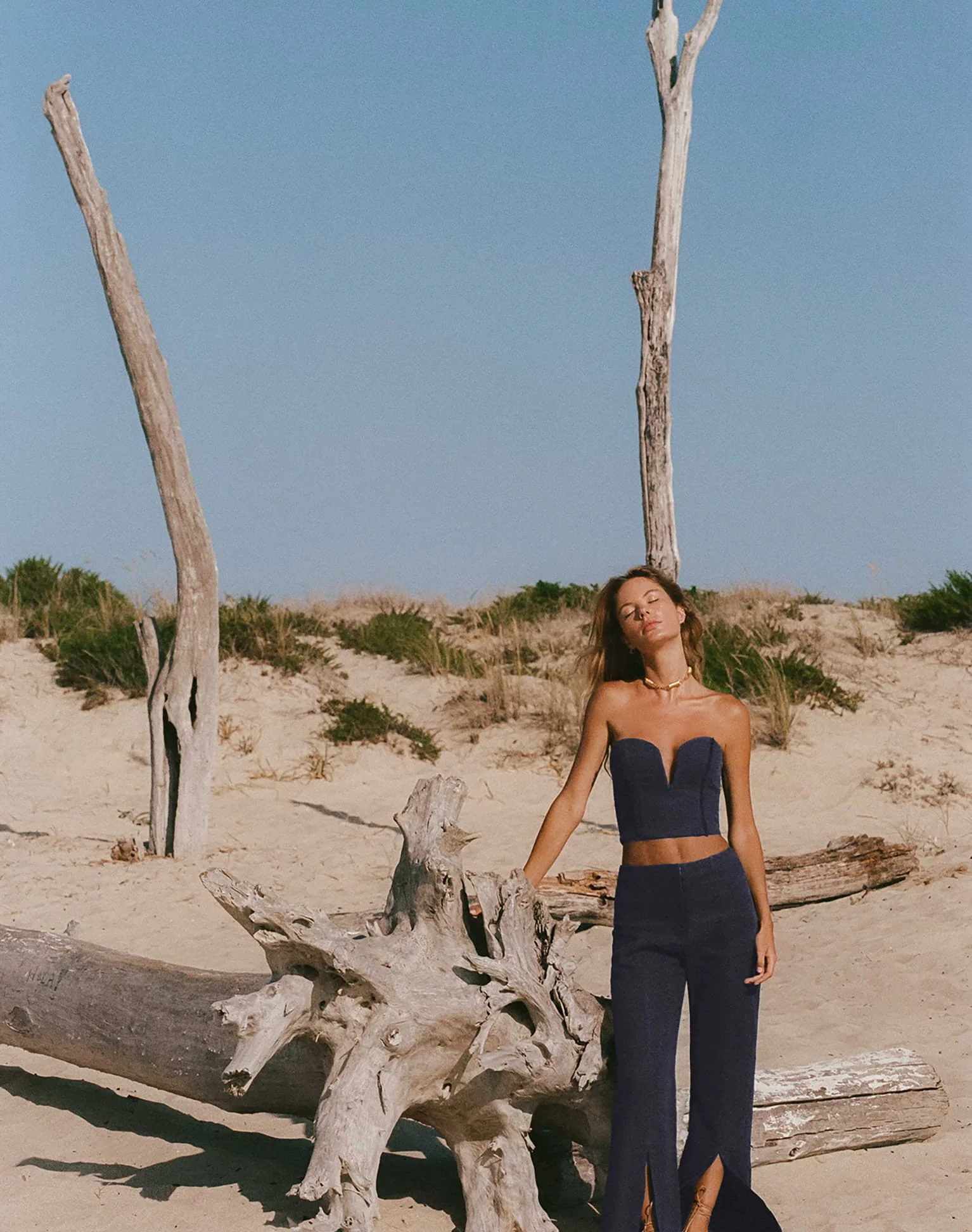 Louise Cropped Top | Sailboat - Image 5