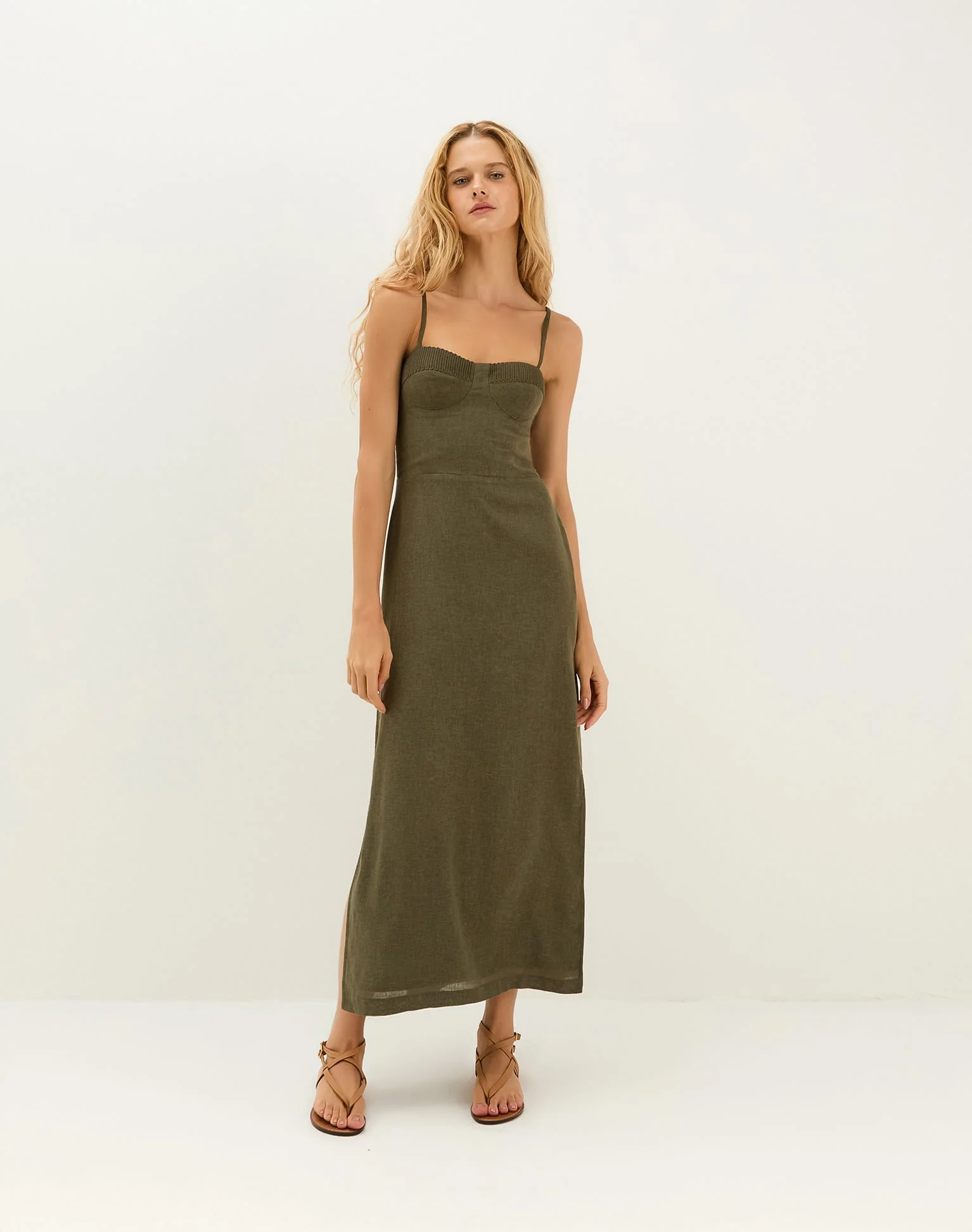 Mallorca Midi Dress | Evergreen - Image 7