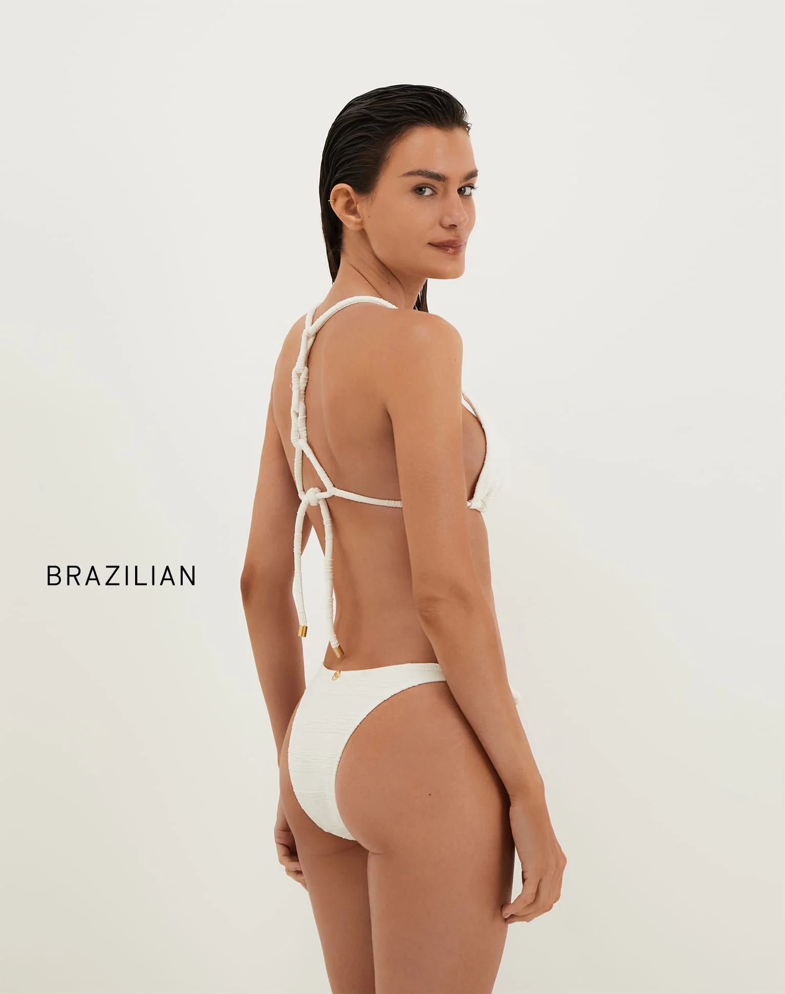 Savyon Leanne T Back Tri Top | Off White - Image 5